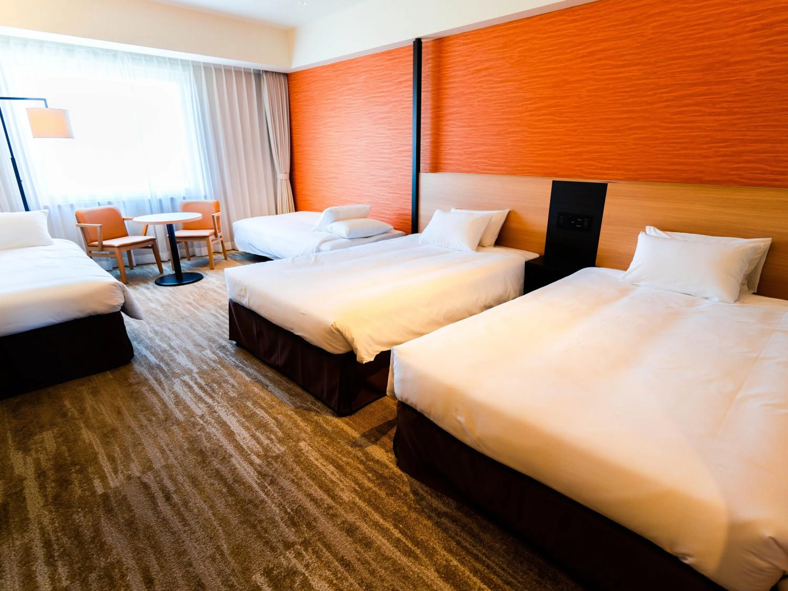 Bed in Hakodate Yunokawa Onsen Umi to Akari Hewitt Resort