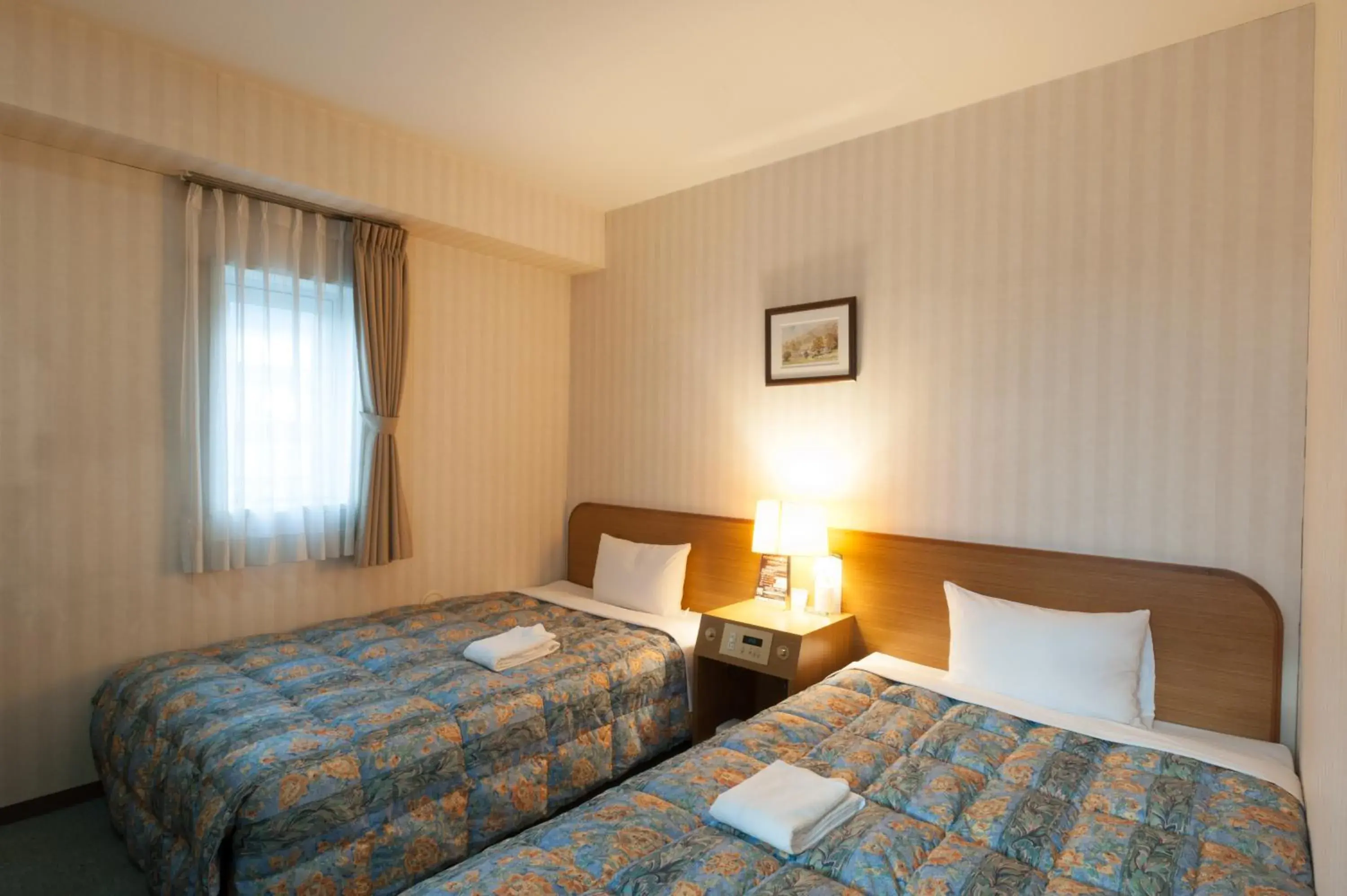 Photo of the whole room, Bed in Benikea Calton Hotel Fukuoka Tenjin