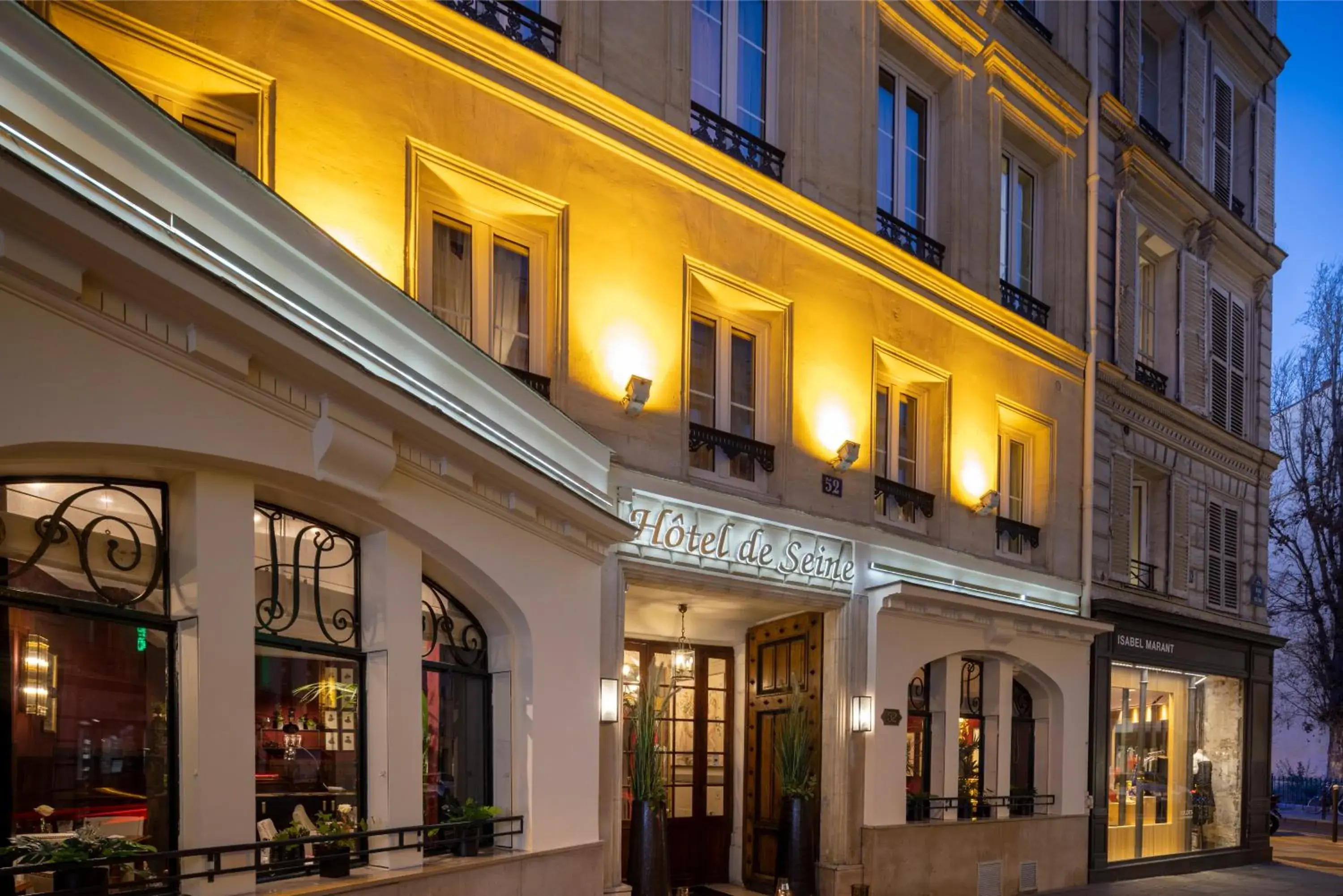 Facade/entrance in Hotel De Seine
