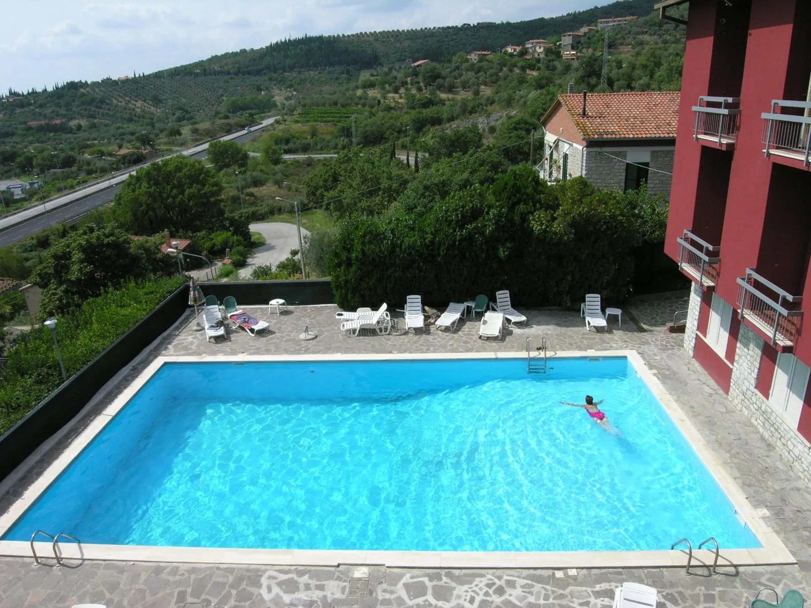 Pool View in Hotel Cavalieri