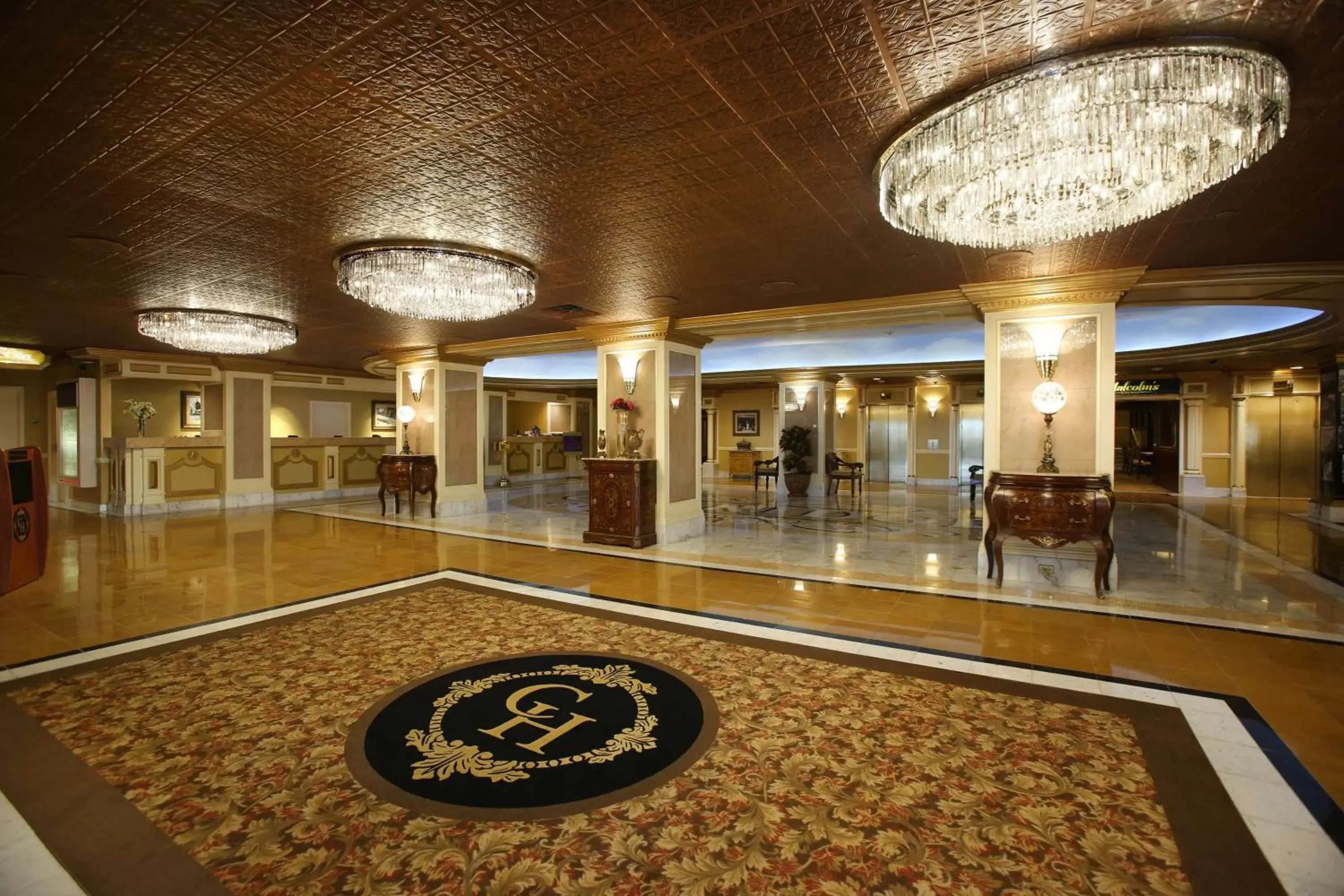 Lobby or reception in The Claridge Hotel