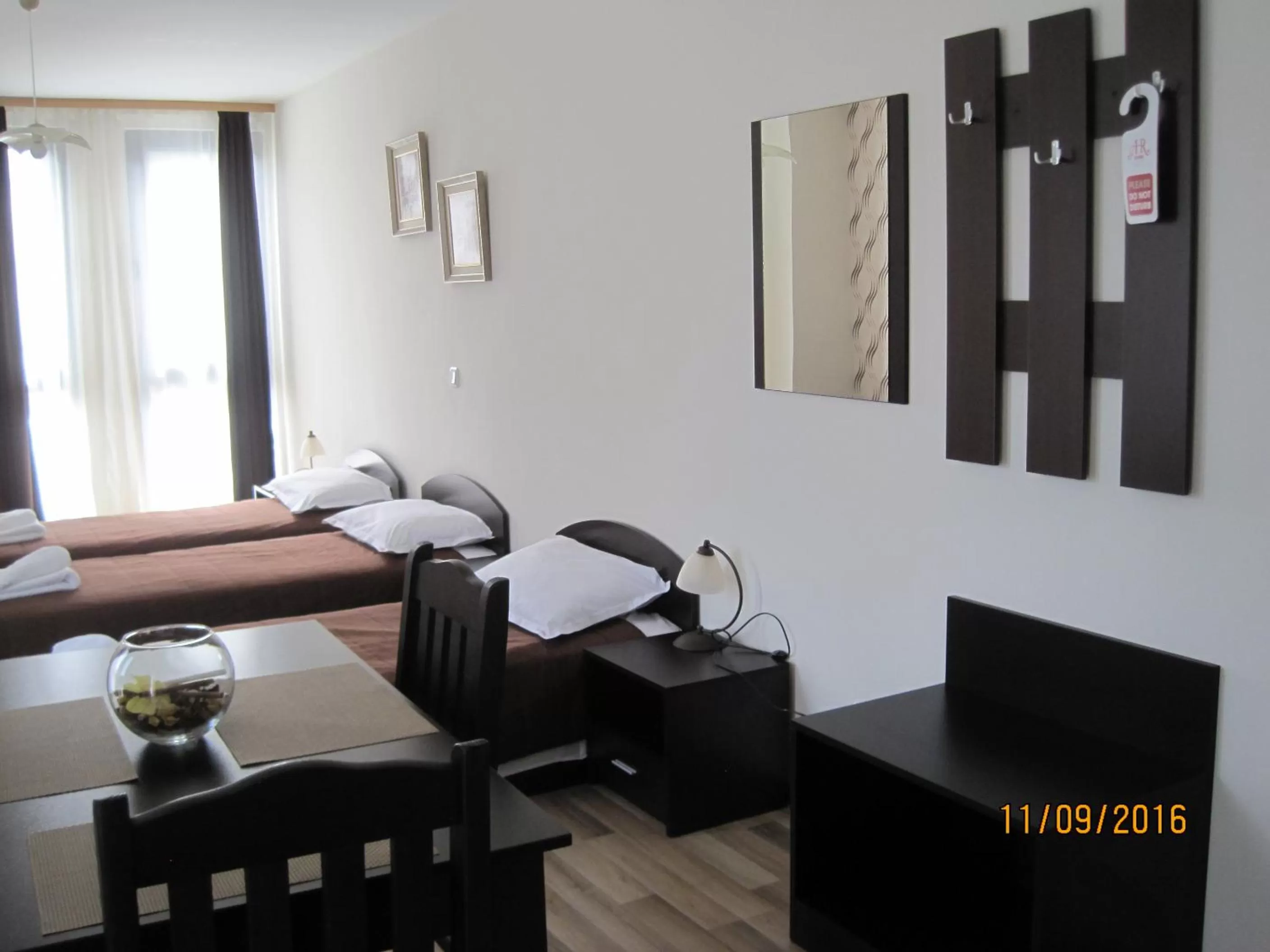 Bed in Apart Hotel Rosen