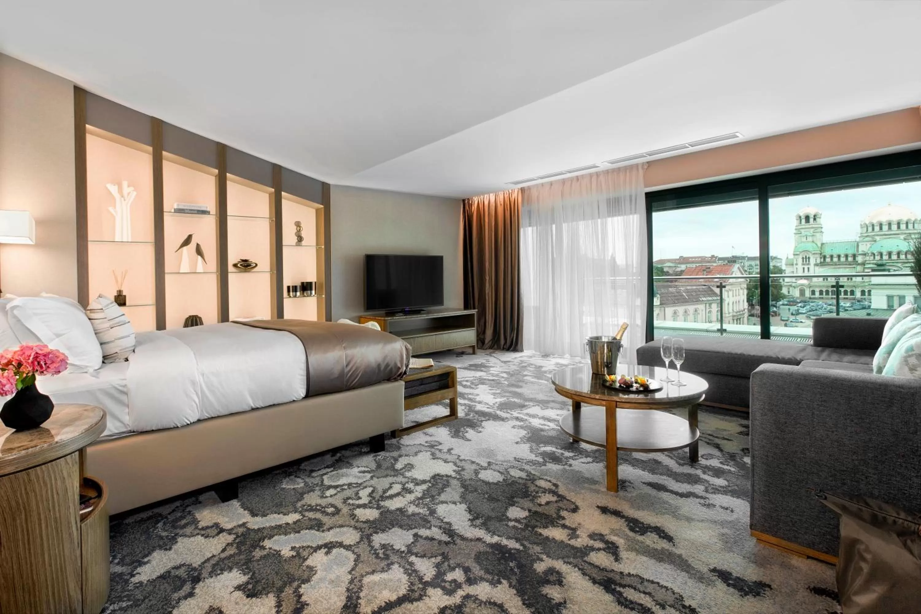 Shower, Bed in InterContinental Sofia by IHG