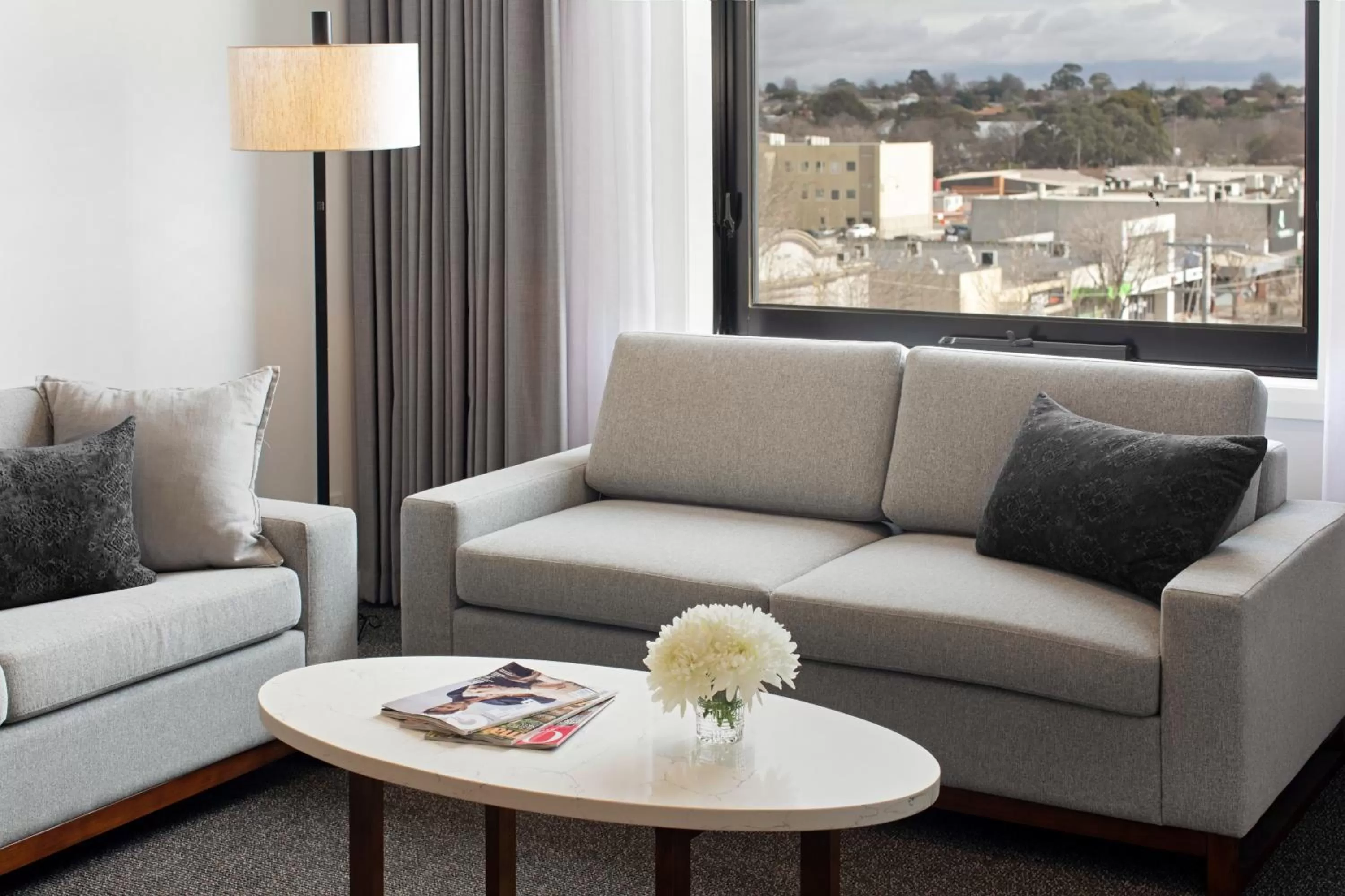 Seating area in Mantra Traralgon