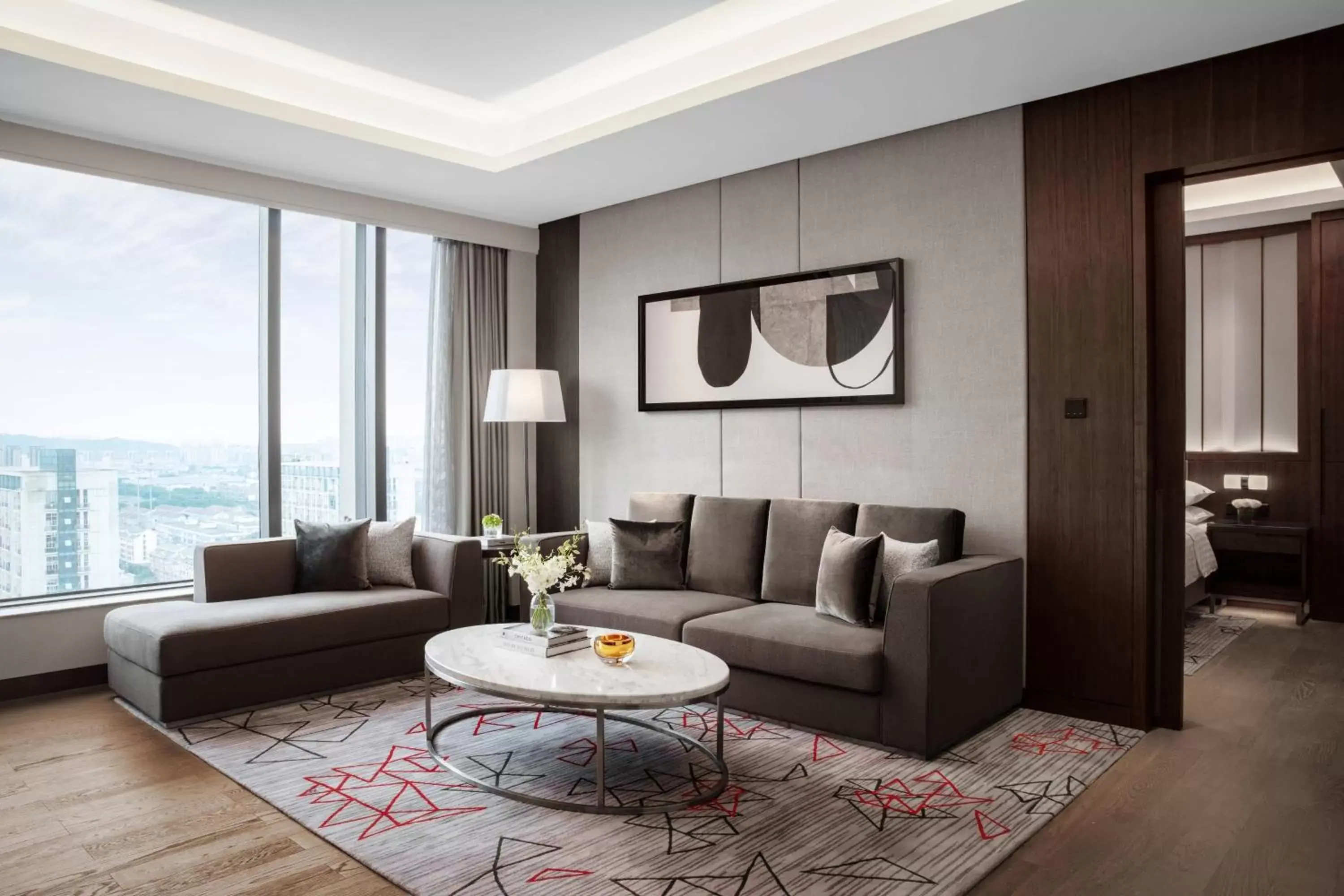 Living room, Seating Area in Courtyard by Marriott Suzhou Mudu
