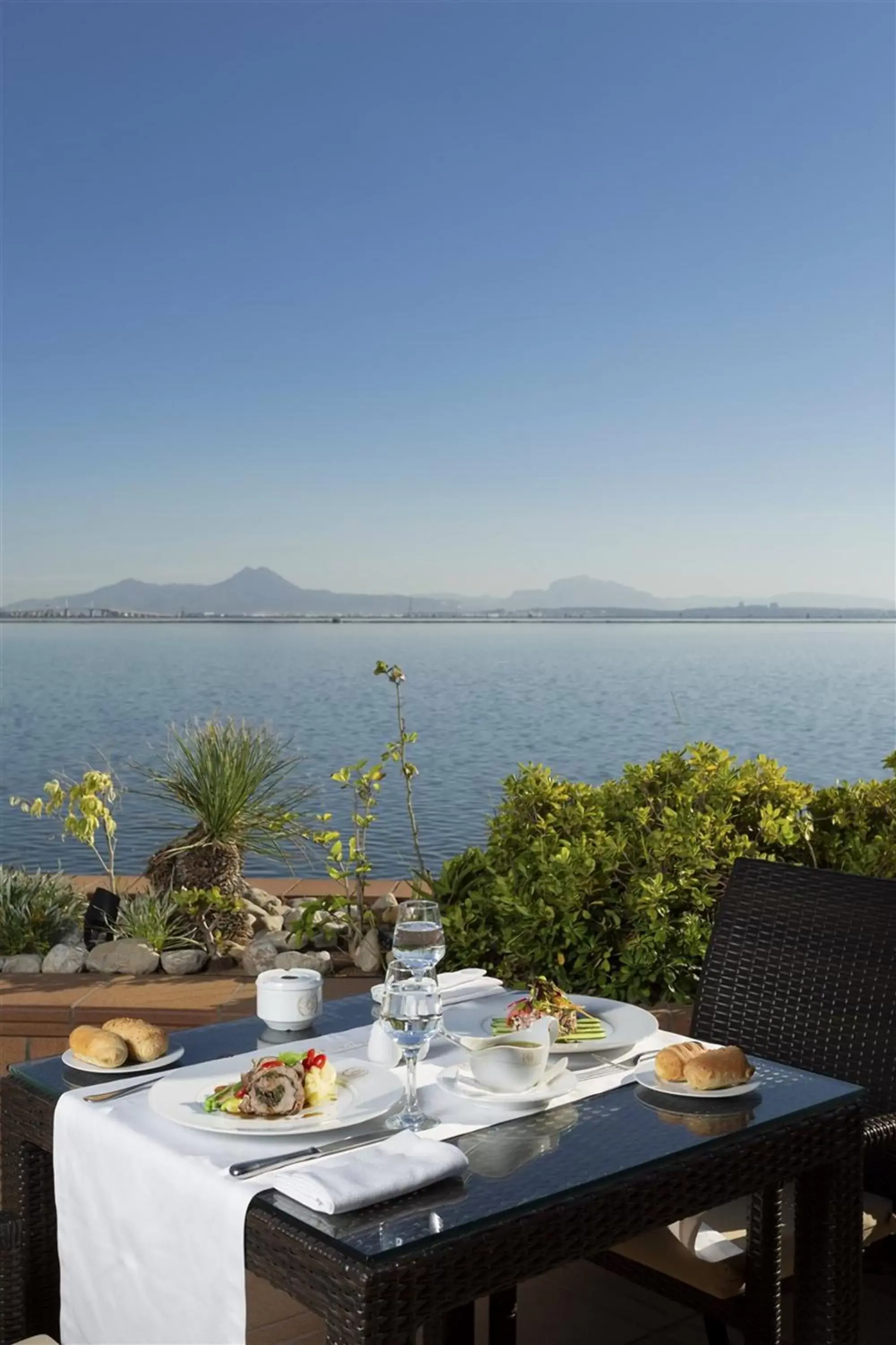 Lake view, Restaurant/Places to Eat in Barceló Concorde Les Berges du Lac