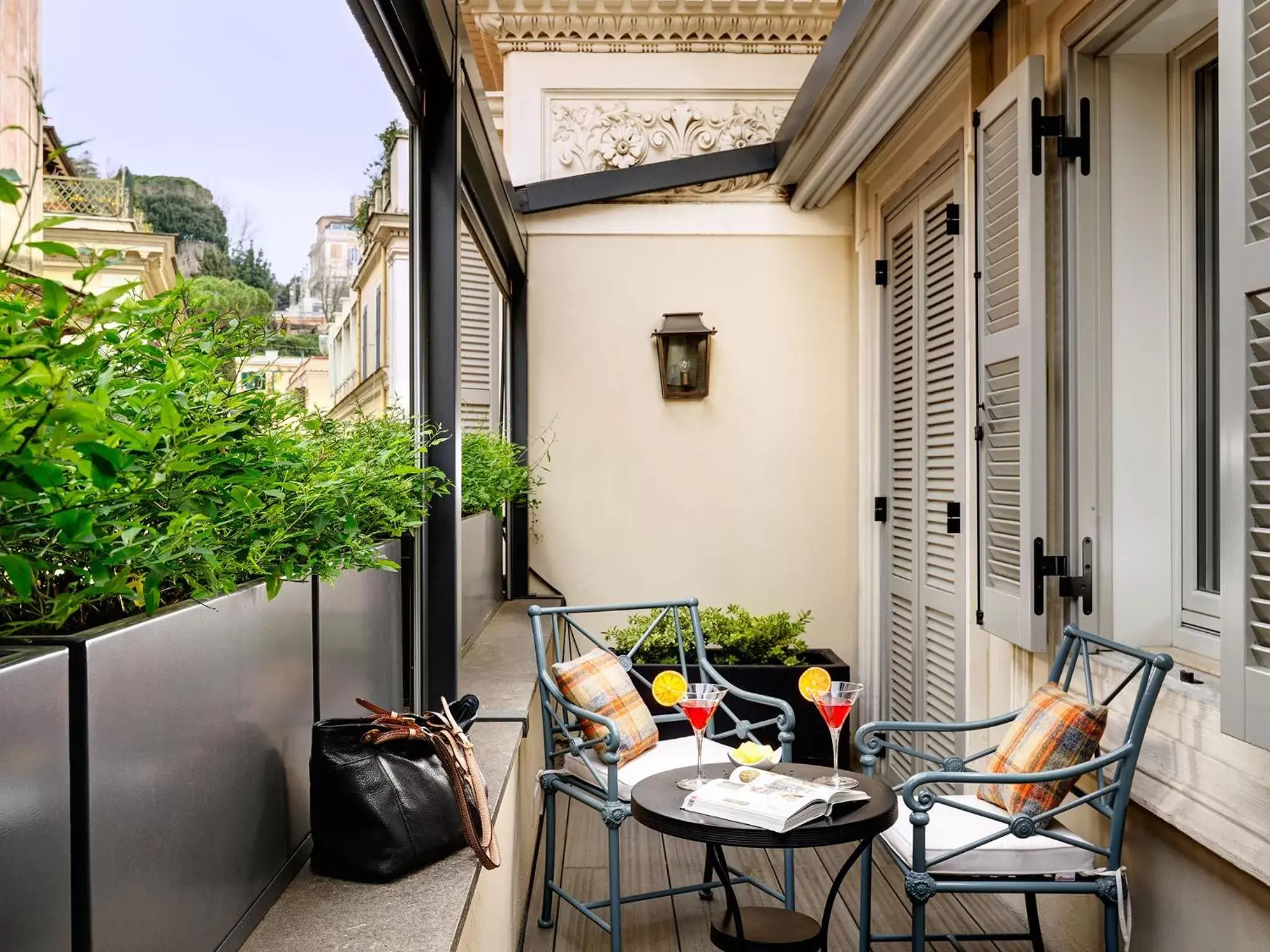 Balcony/Terrace in Babuino 181 - Small Luxury Hotels of the World