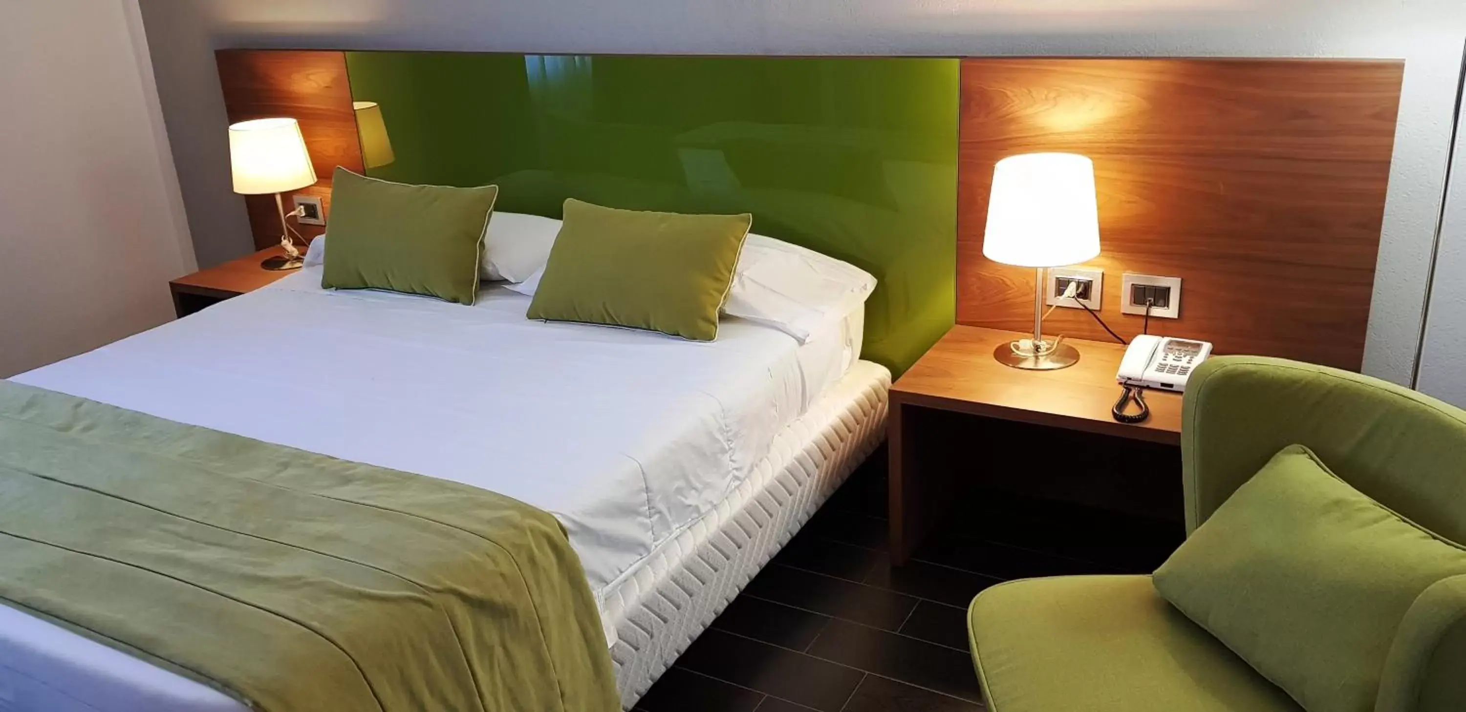Bed in Hotel Sandalia