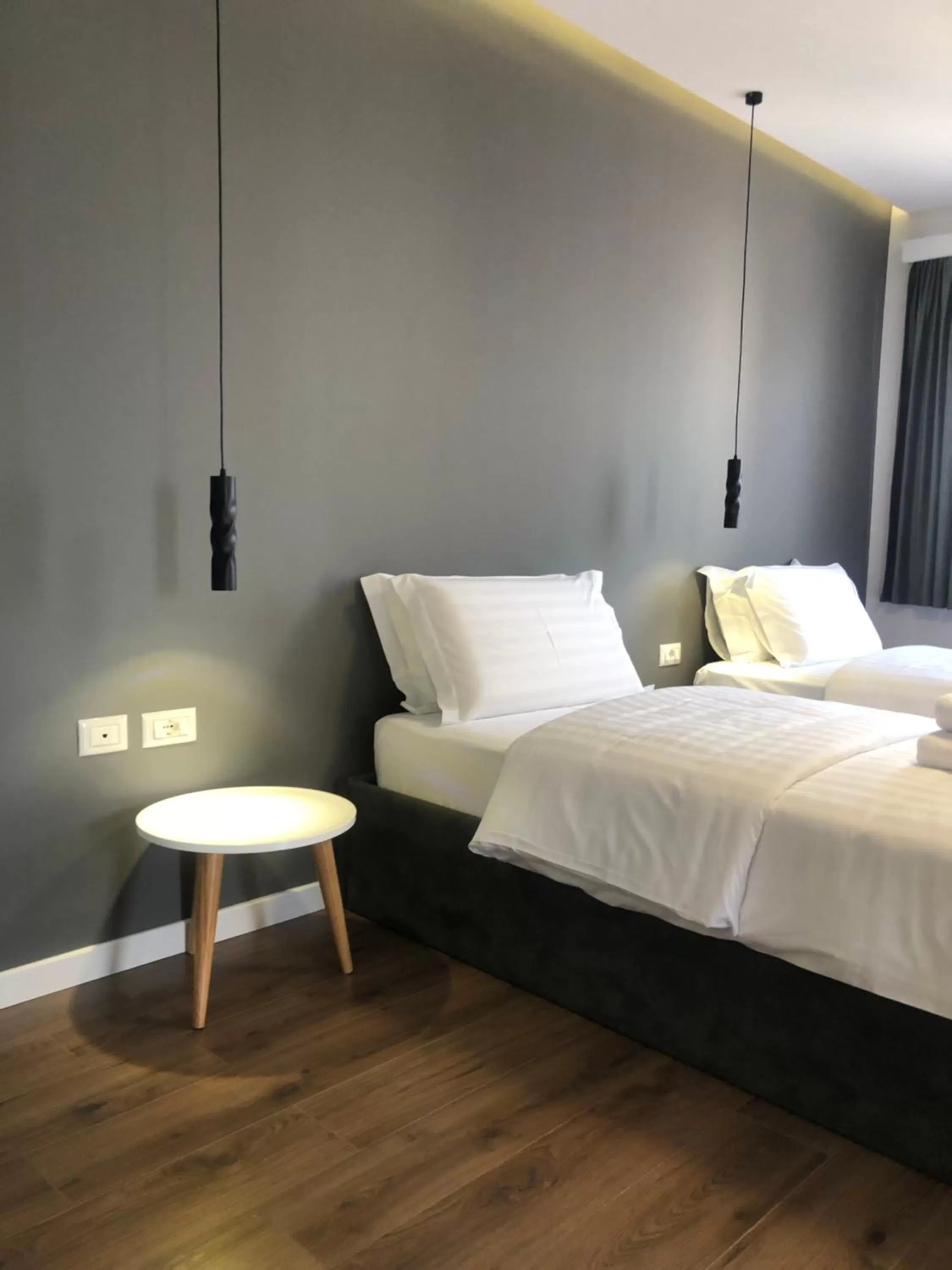 Bed in Grand Hotel Pogradec