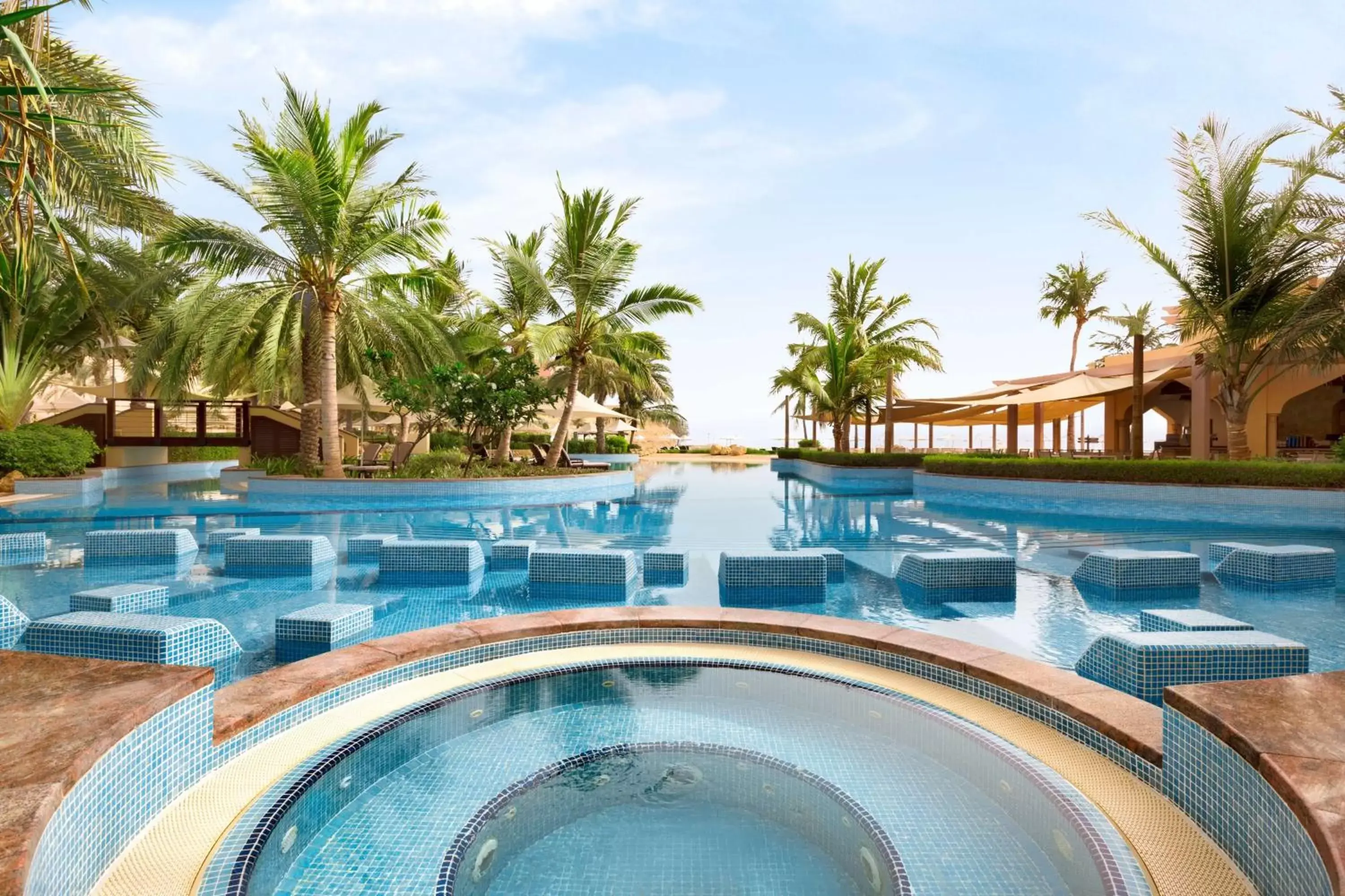 On site, Swimming Pool in Shangri-La Barr Al Jissah, Muscat