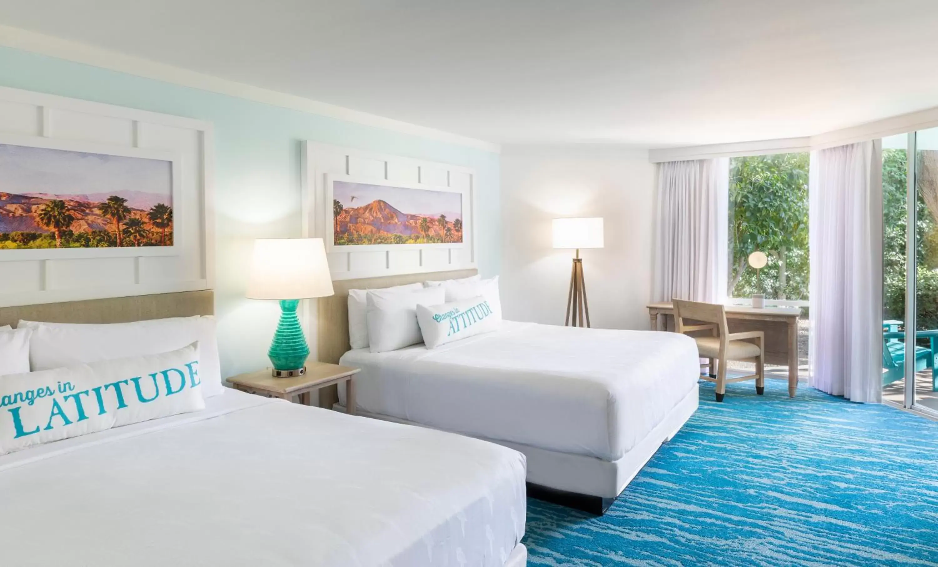 Bed in Riviera Resort Palm Springs Bed in Riviera Resort Palm Springs