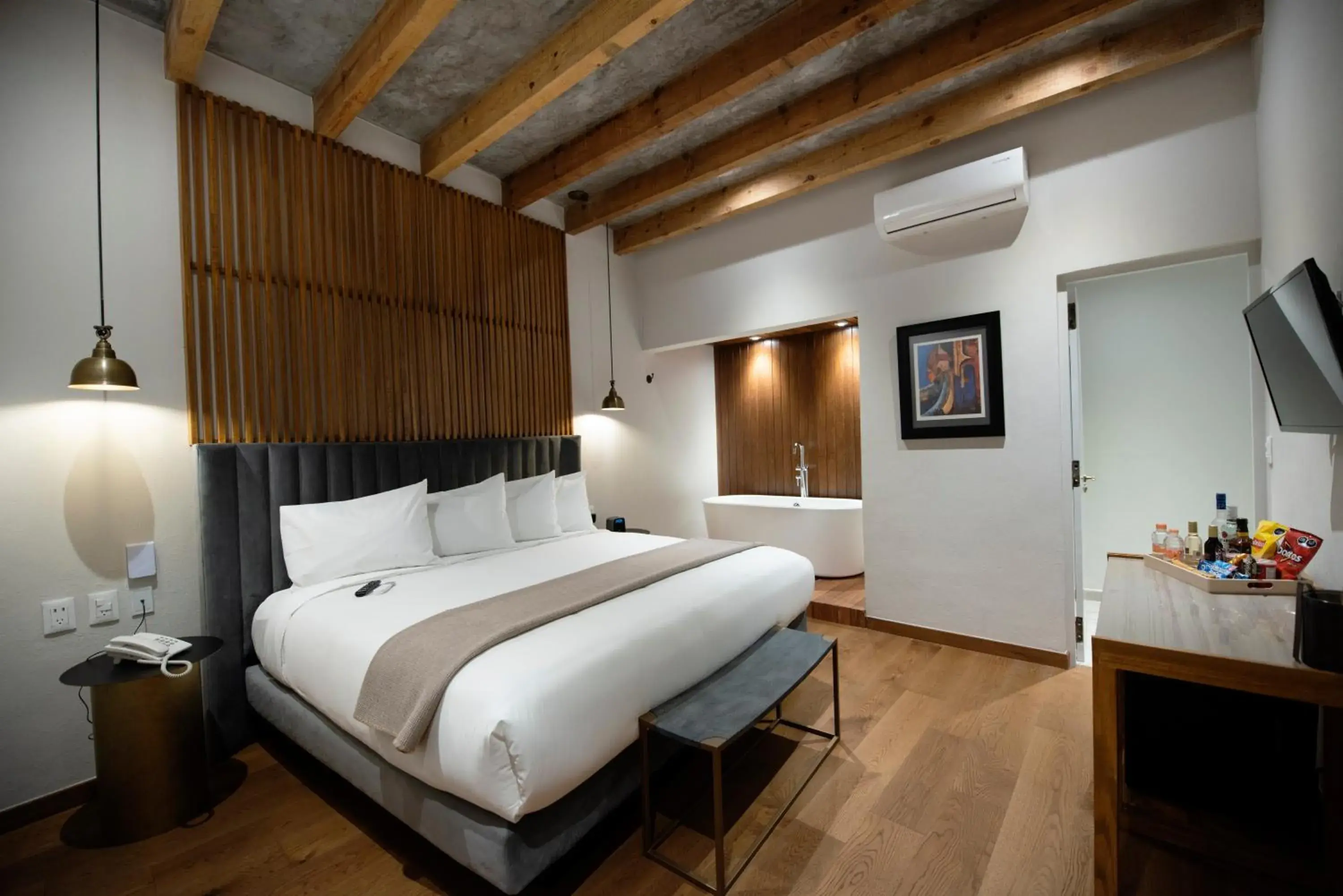 Bed in Hotel Madi