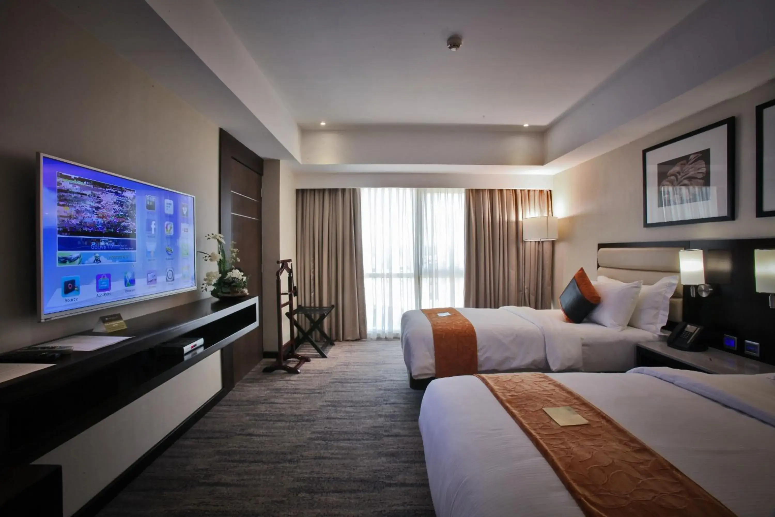 Bed in Limketkai Luxe Hotel Bed in Limketkai Luxe Hotel