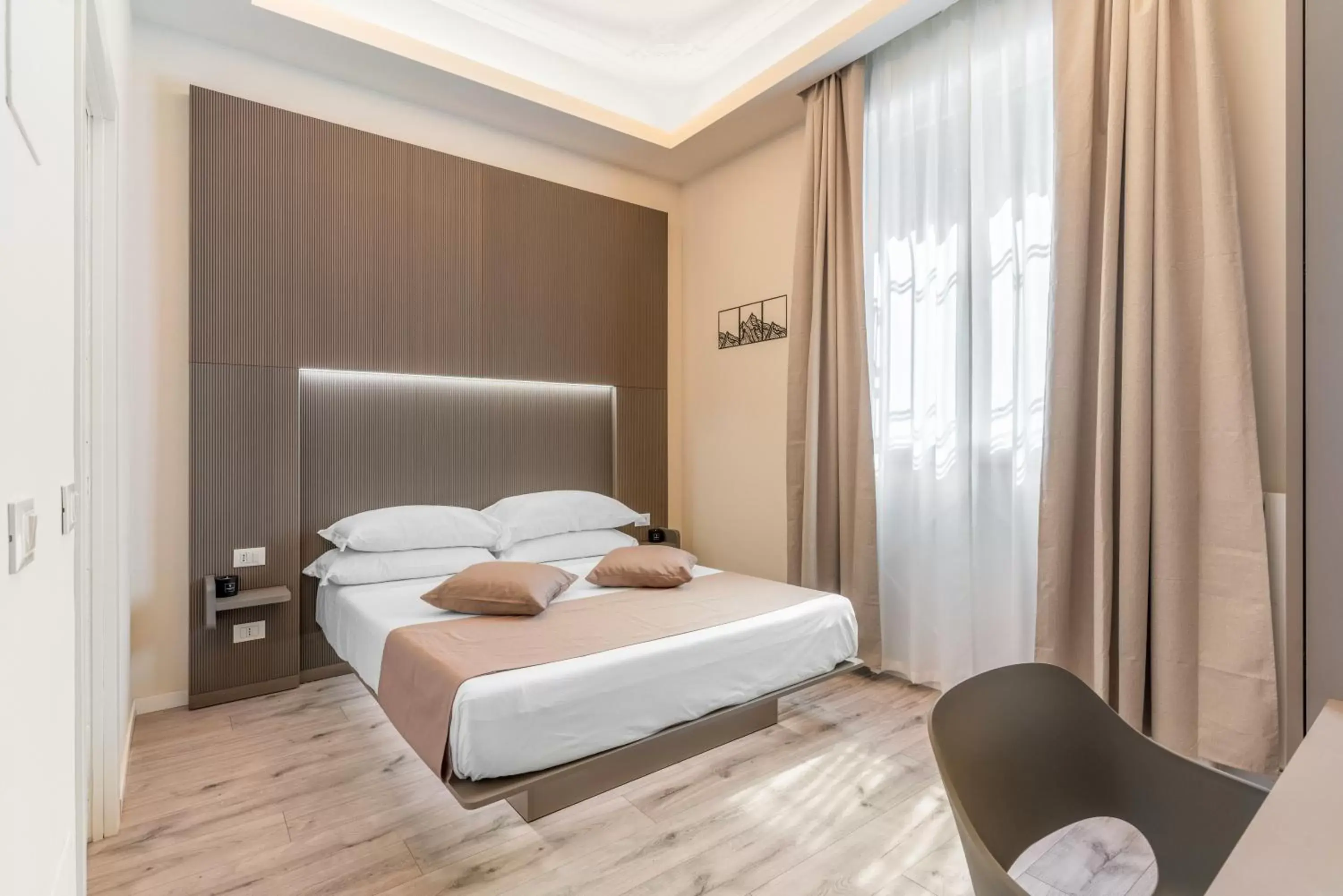 Bed in Meneghina Suites Foresteria Lombarda