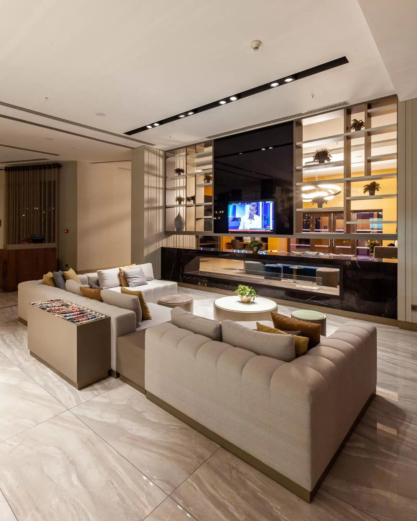 Communal lounge/ TV room in Novotel Trabzon