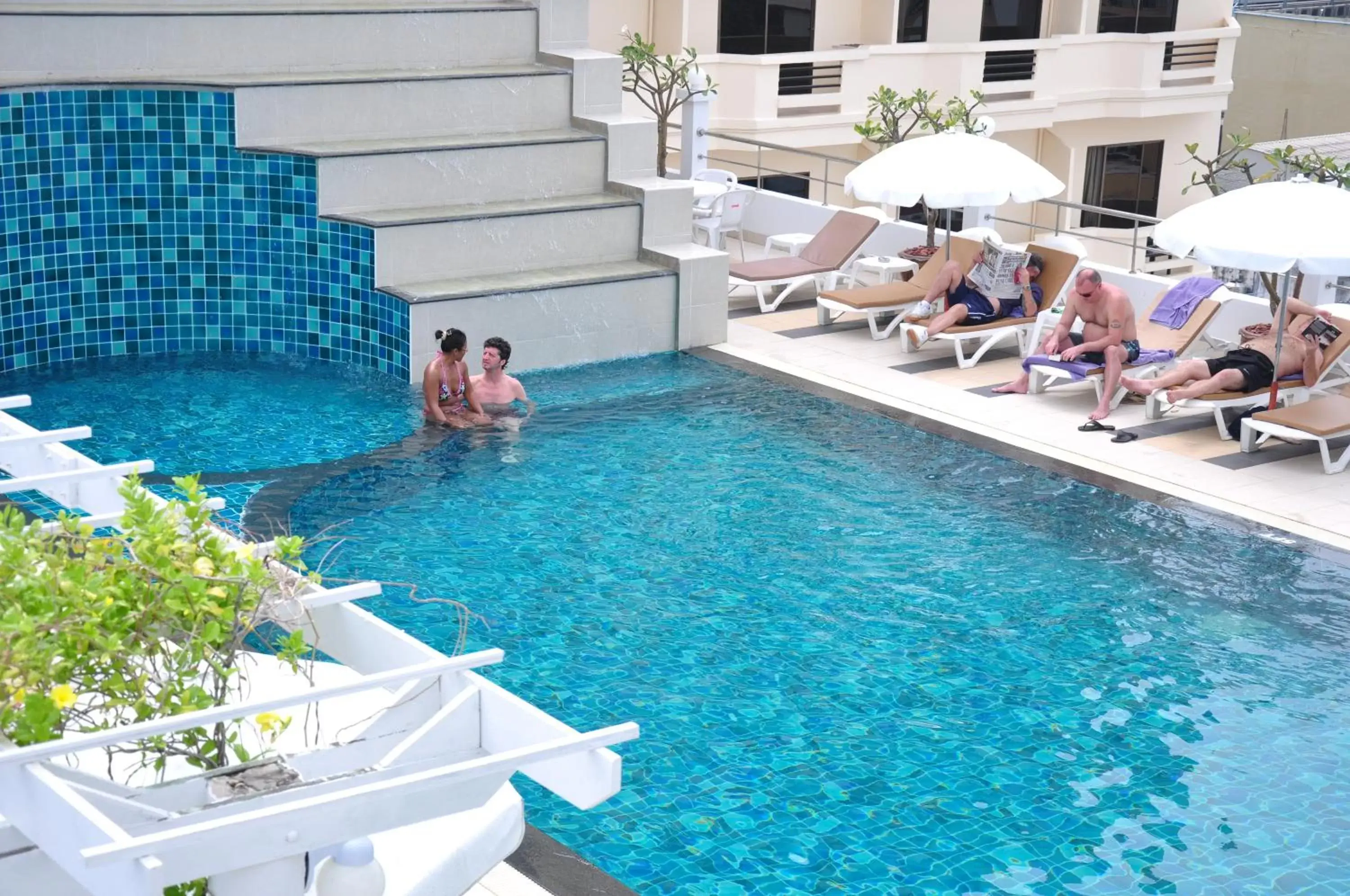 People, Swimming Pool in Flipper House Hotel - SHA Extra Plus