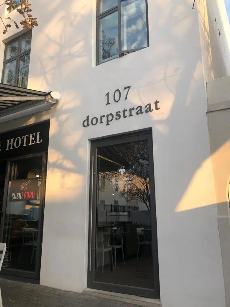 Property building in 107 Dorpstraat Boutique Hotel
