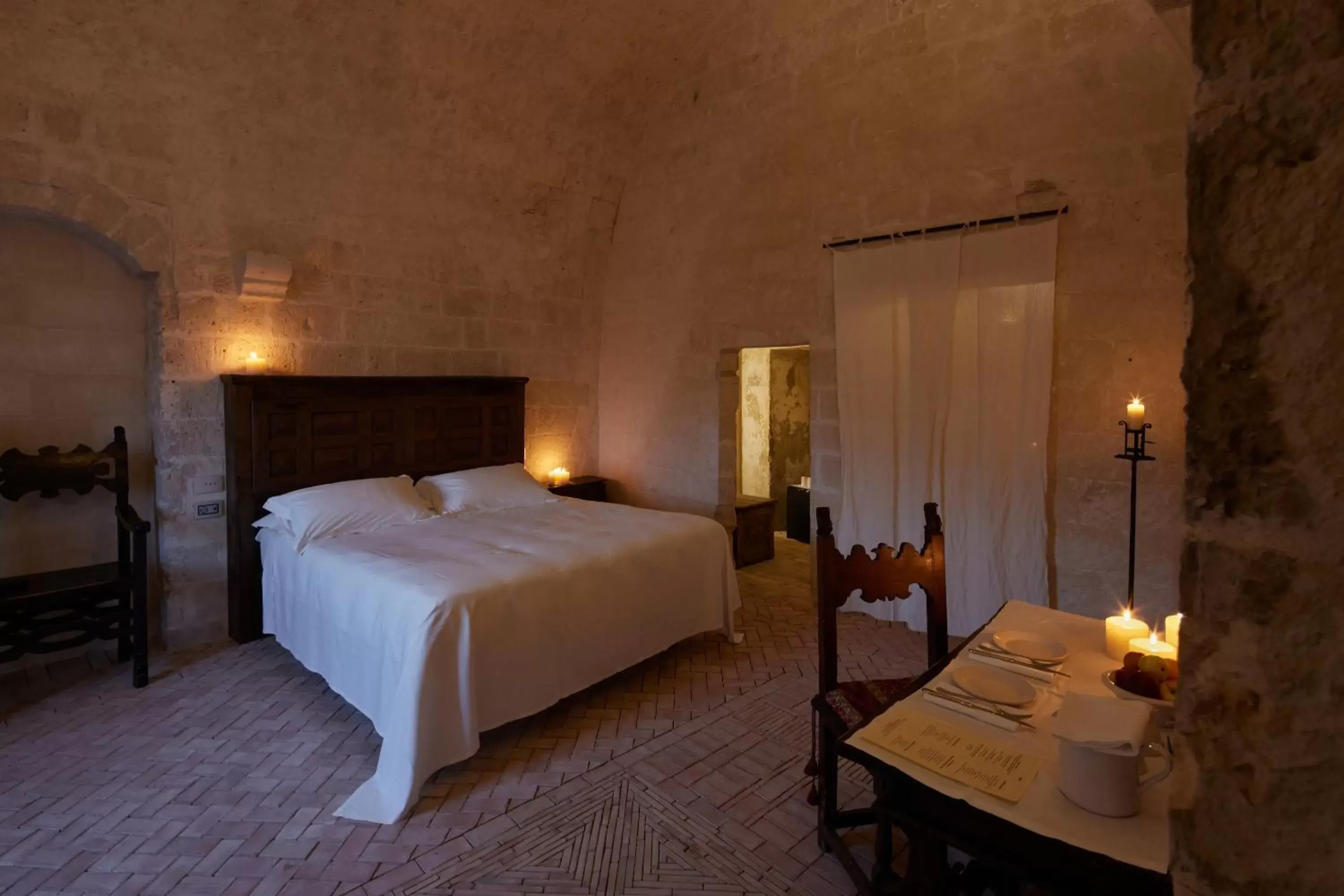 Bedroom, Bed in Sextantio Le Grotte Della Civita