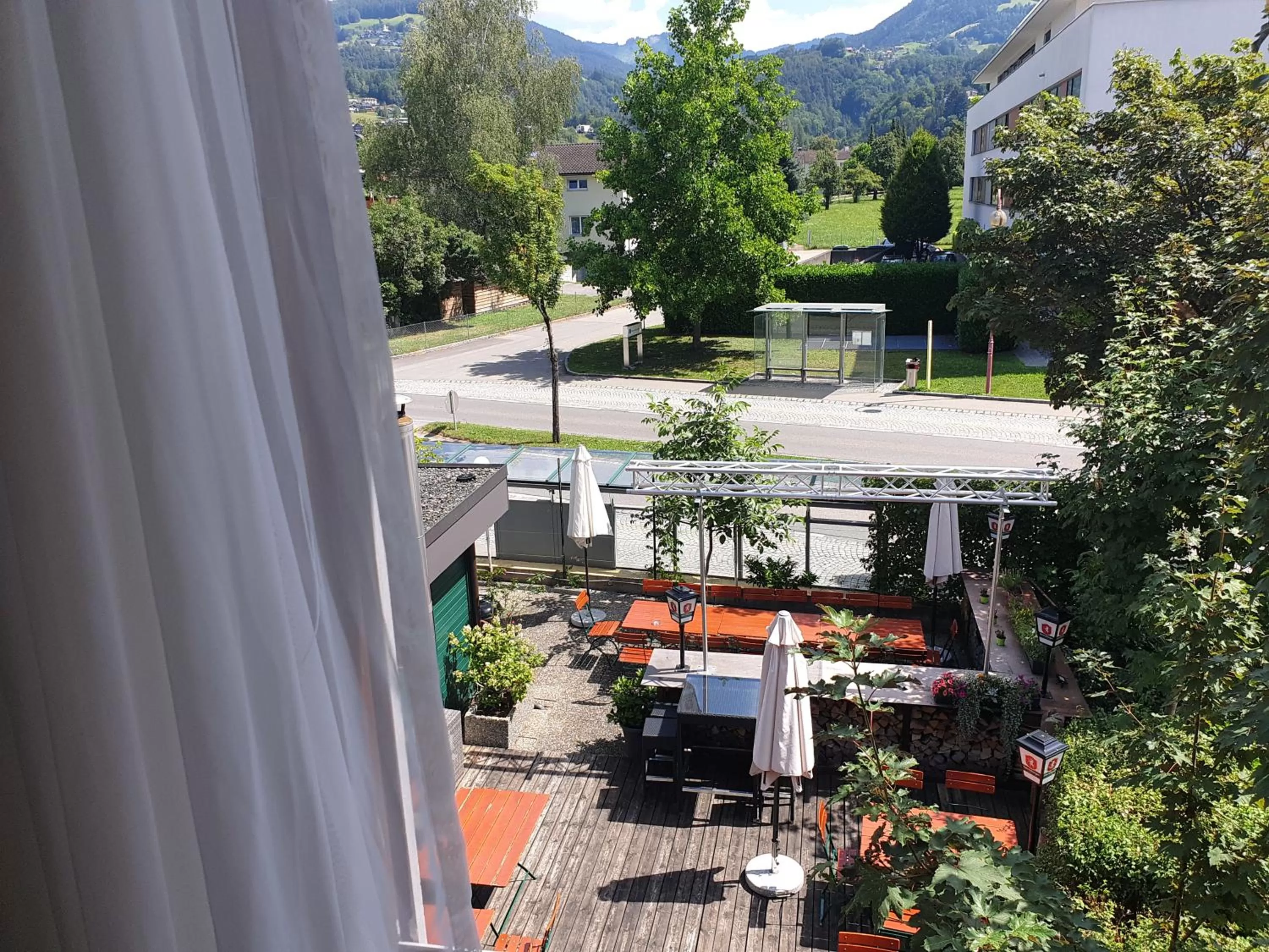 Garden in Hotel Pension Löwen in Sulz