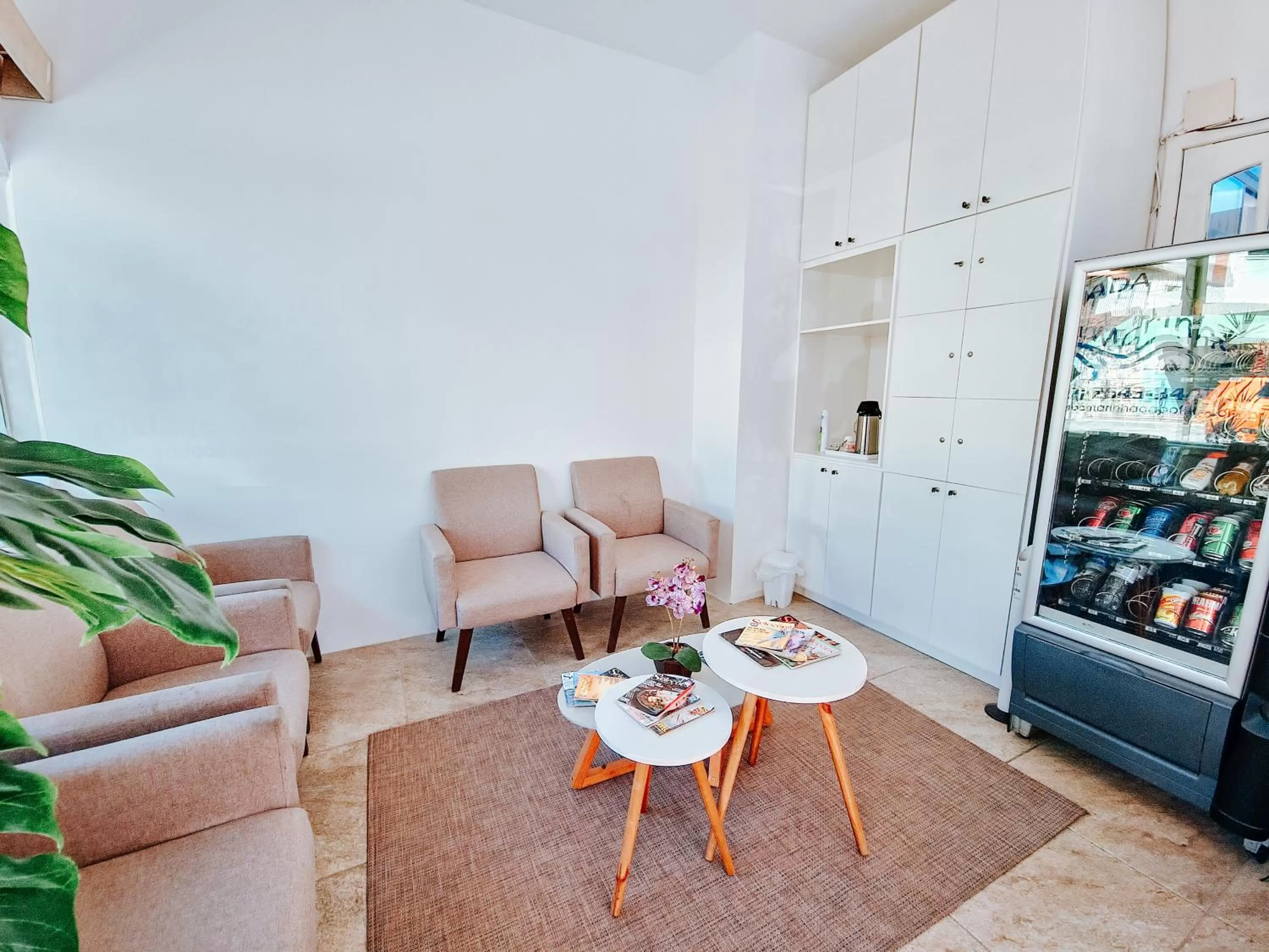 Lobby or reception in Suítes Água Marinha