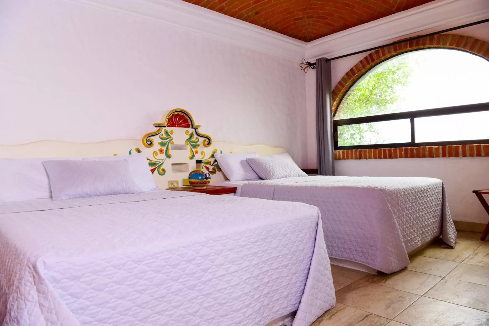 Double Room with Two Double Beds in Hacienda San Patricio