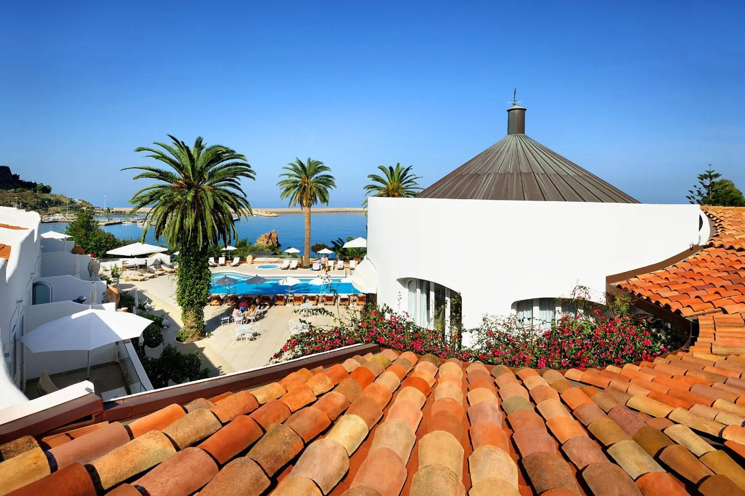 Bird's eye view, Pool View in Le Calette Garden & Bay