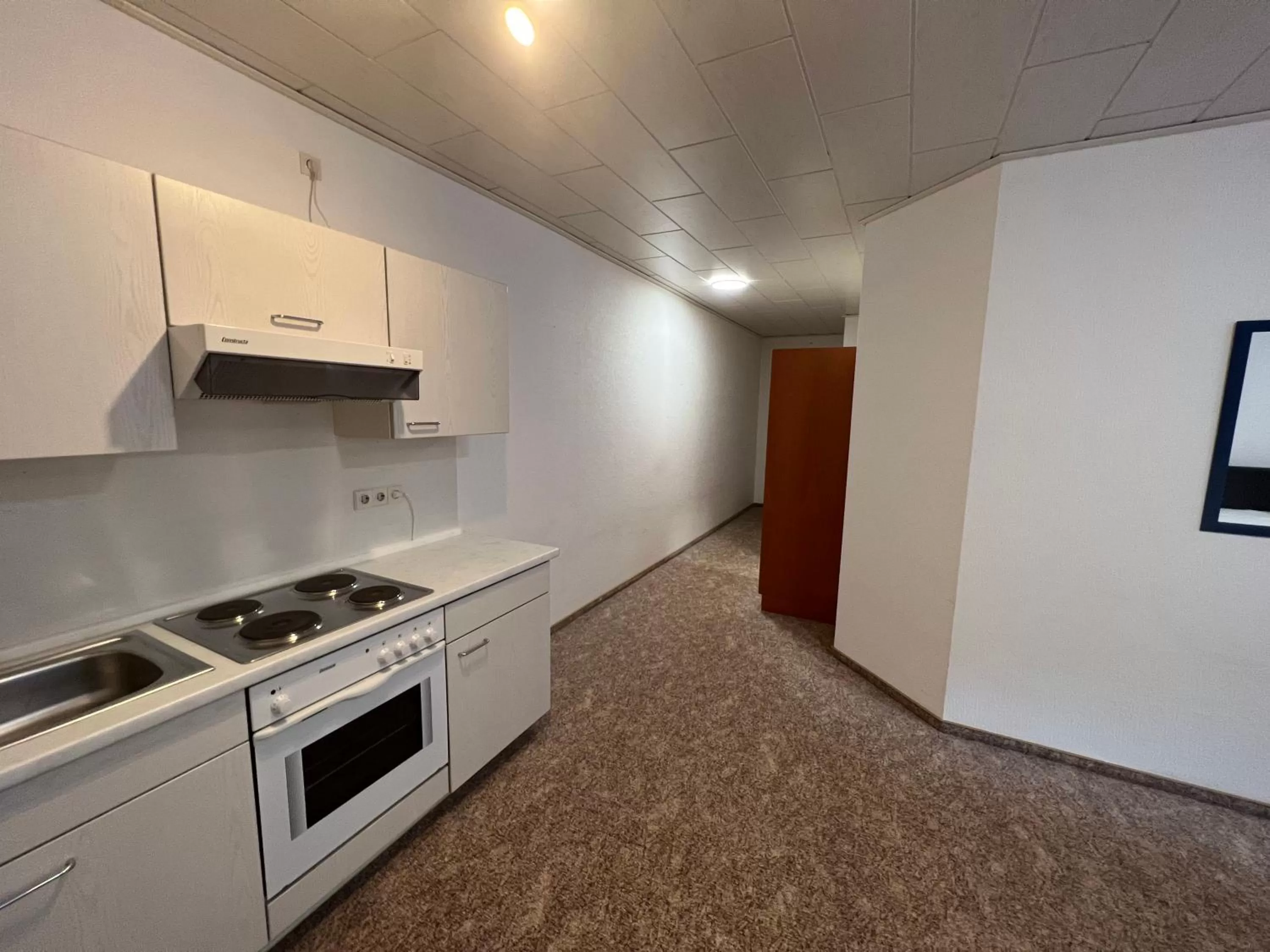 Kitchen or kitchenette in Hotel Rehkitz