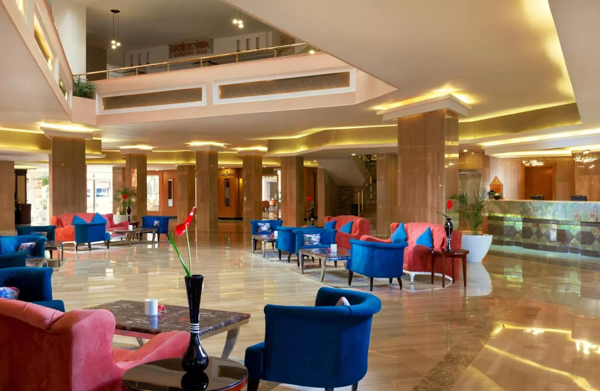 Lobby or reception, Lounge/Bar in Beach Albatros Resort - Hurghada