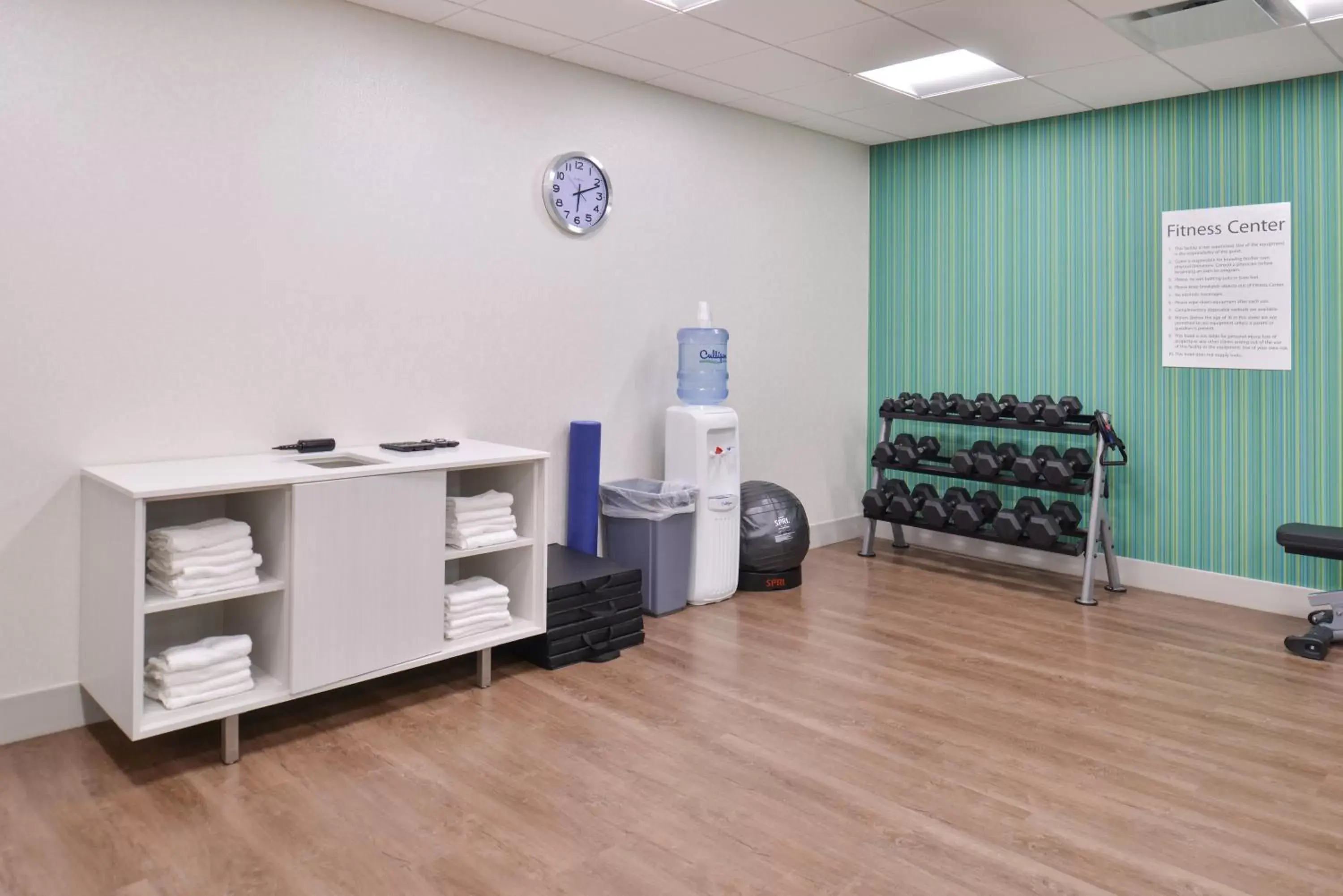 Fitness centre/facilities in Holiday Inn Express & Suites Omaha Airport, an IHG Hotel