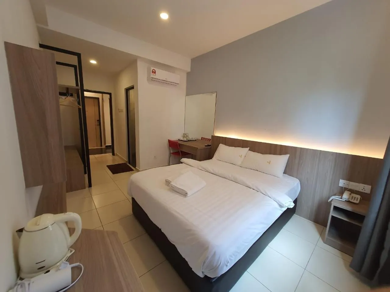 Bed in Hotel Golden View Nilai