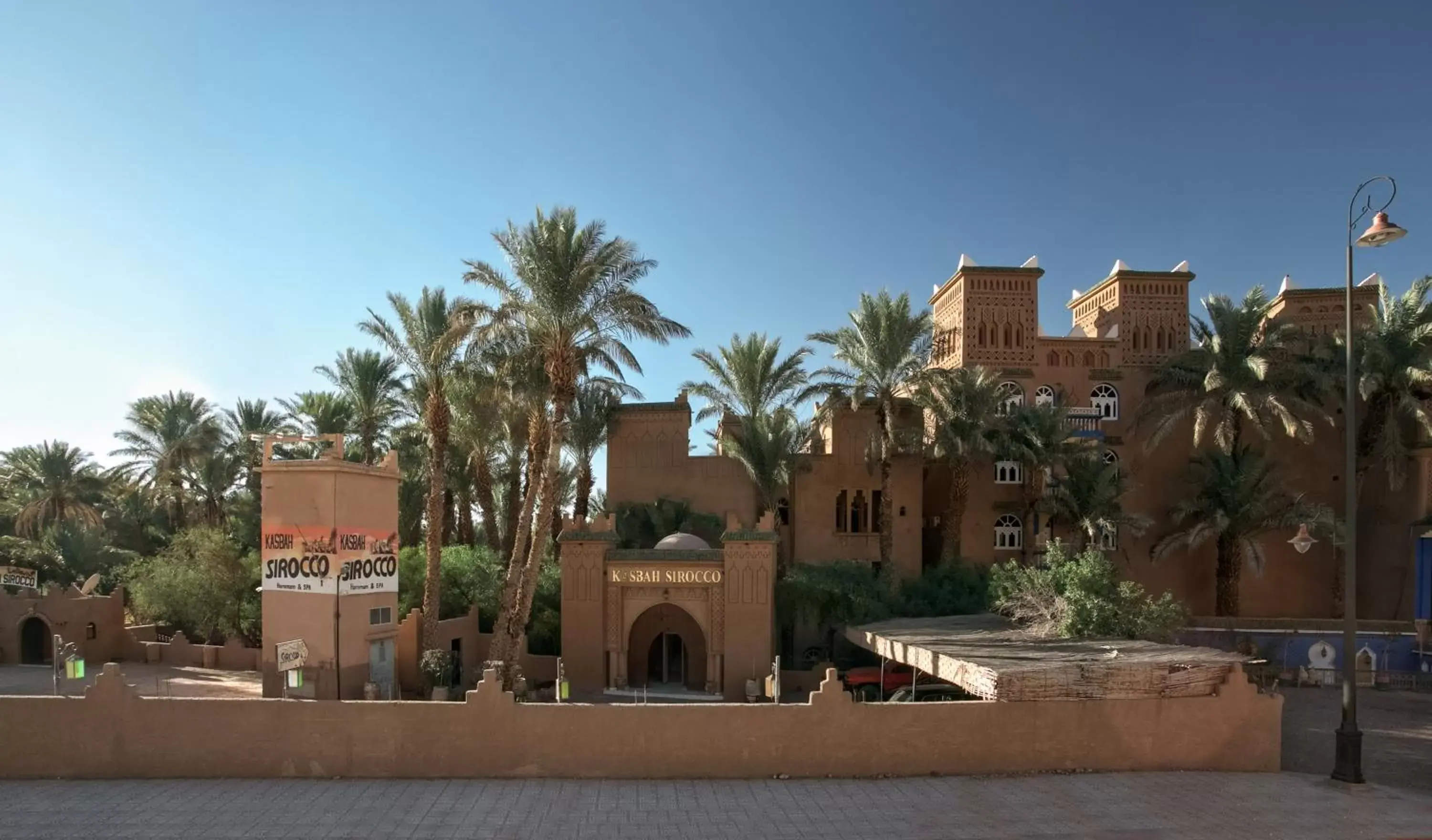 Facade/entrance in Kasbah Sirocco