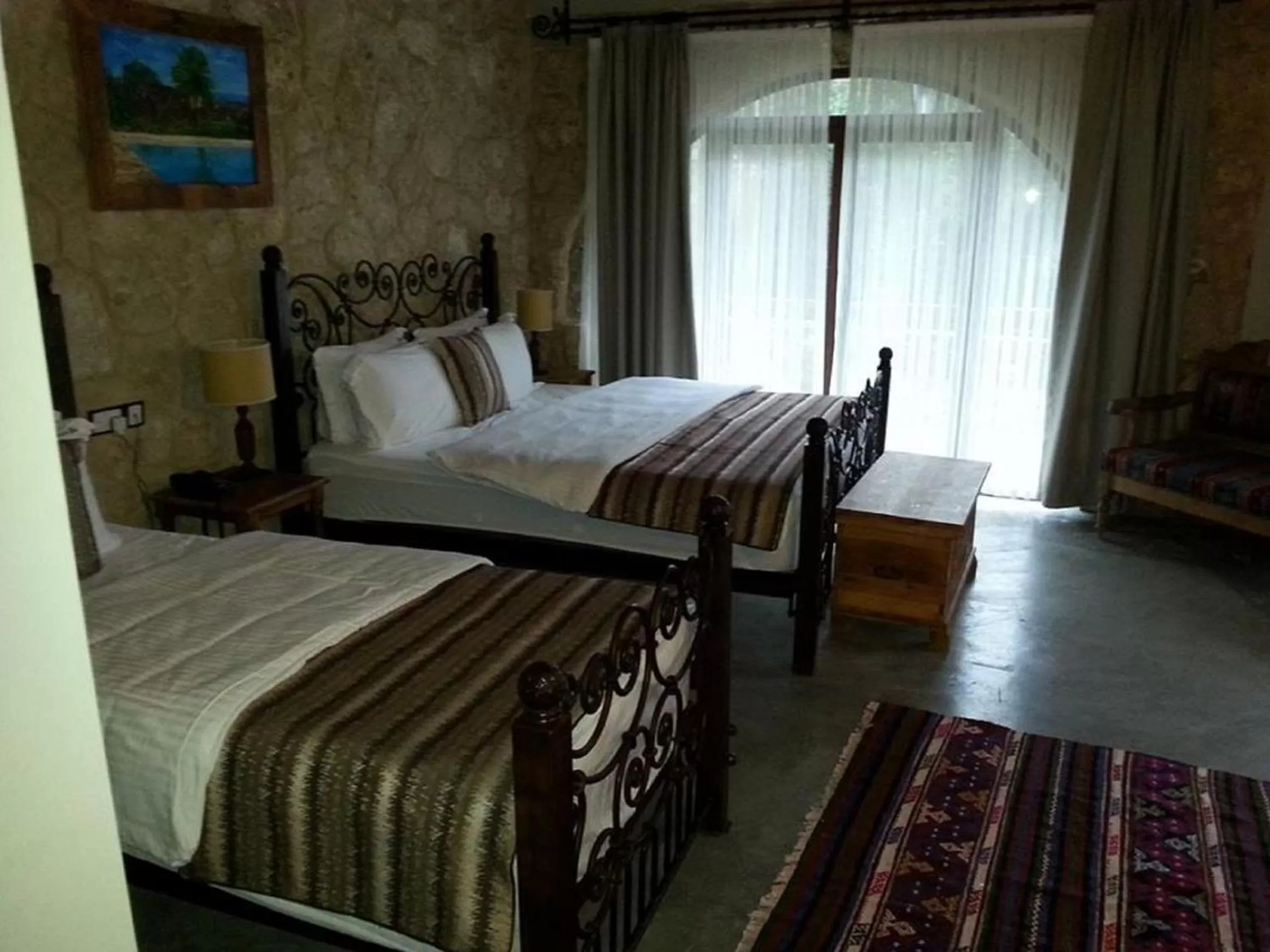 Bed in Kemerli Konak Boutique Hotel