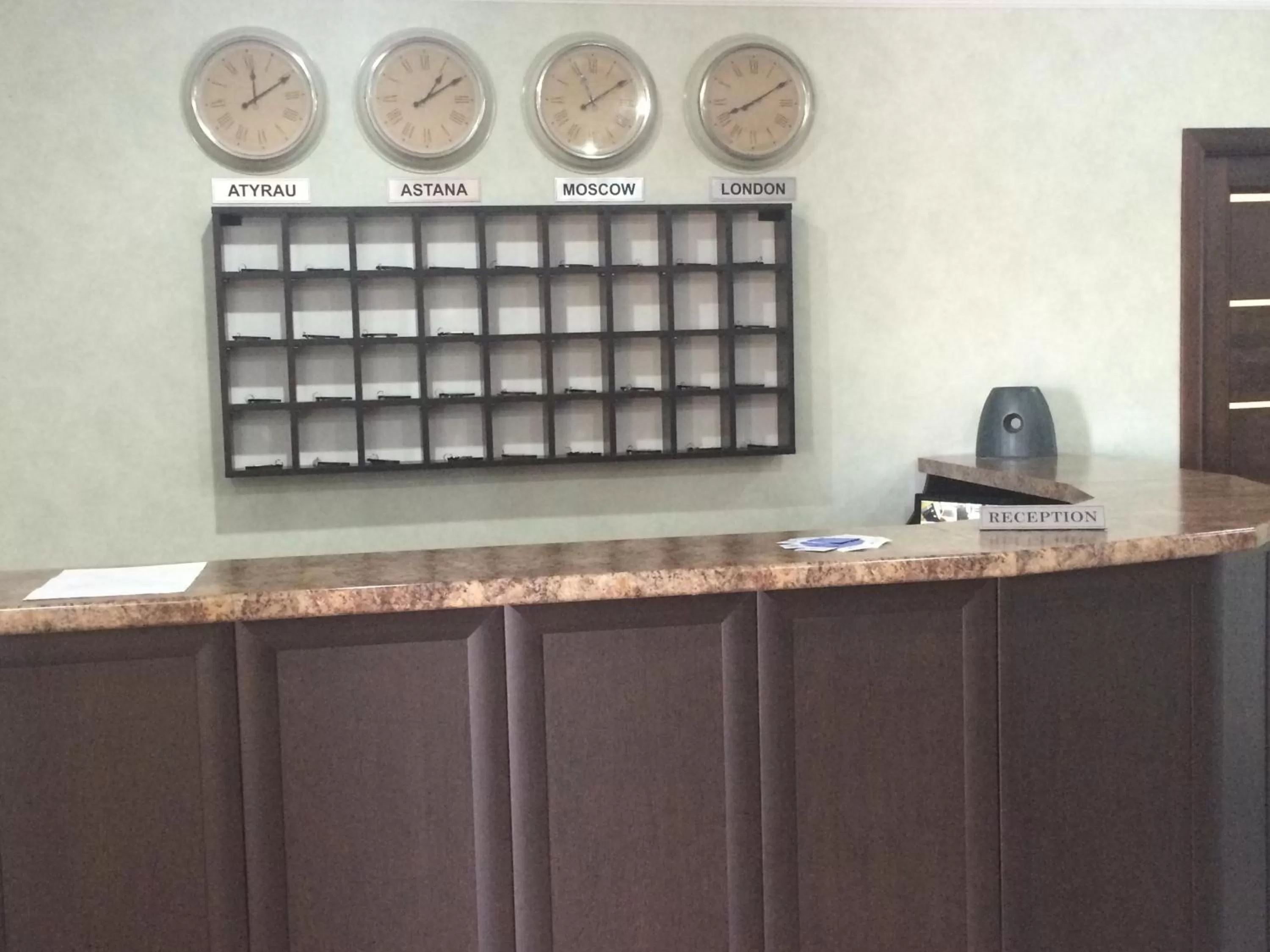 Lobby or reception in Hotel Laeti-Zhaiyk