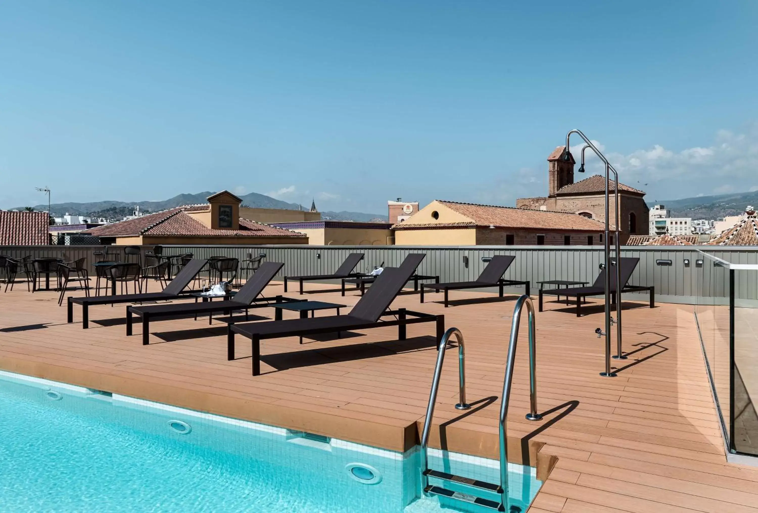 Pool view, Swimming Pool in NH Málaga