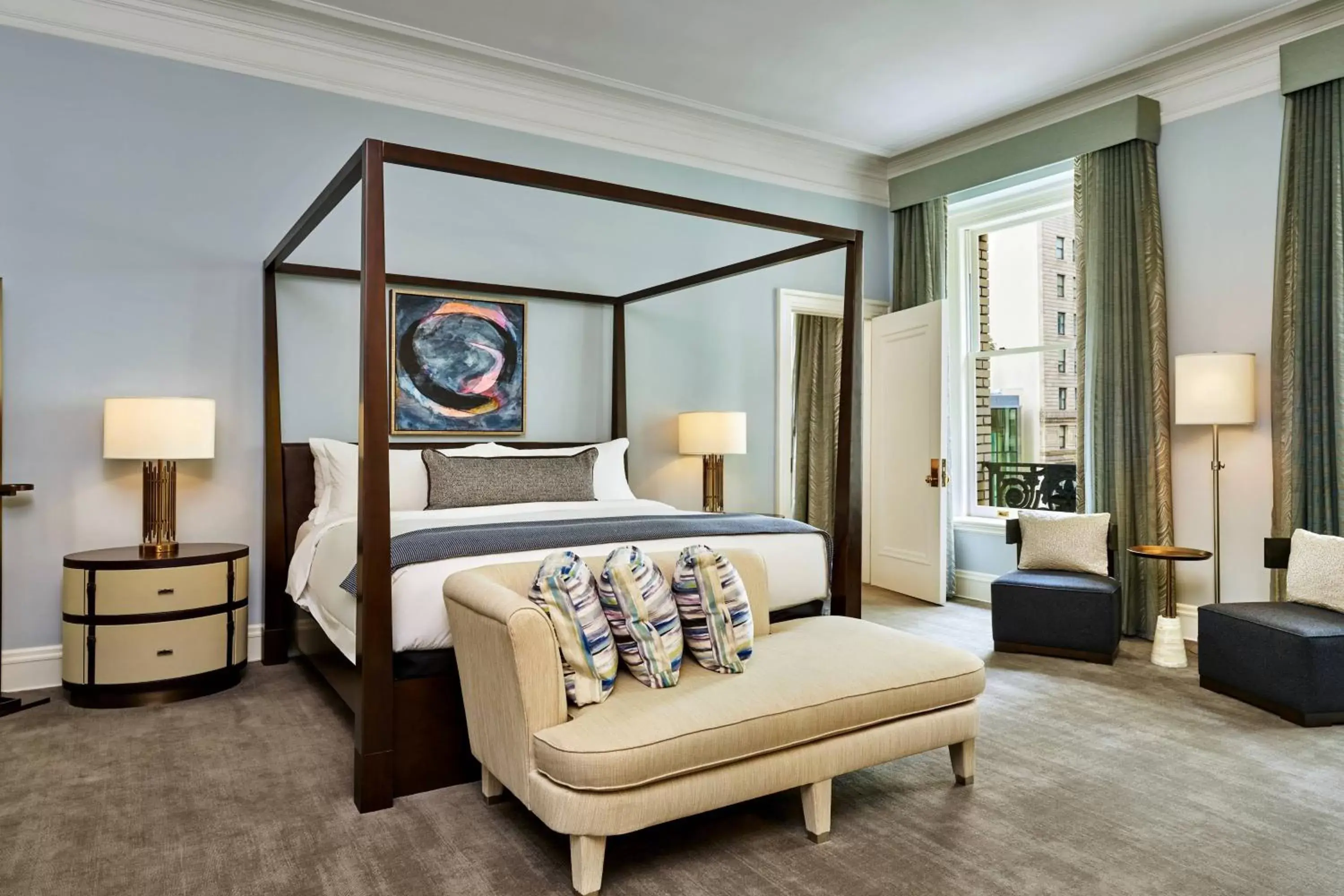 Bedroom, Bed in Palace Hotel, a Luxury Collection Hotel, San Francisco