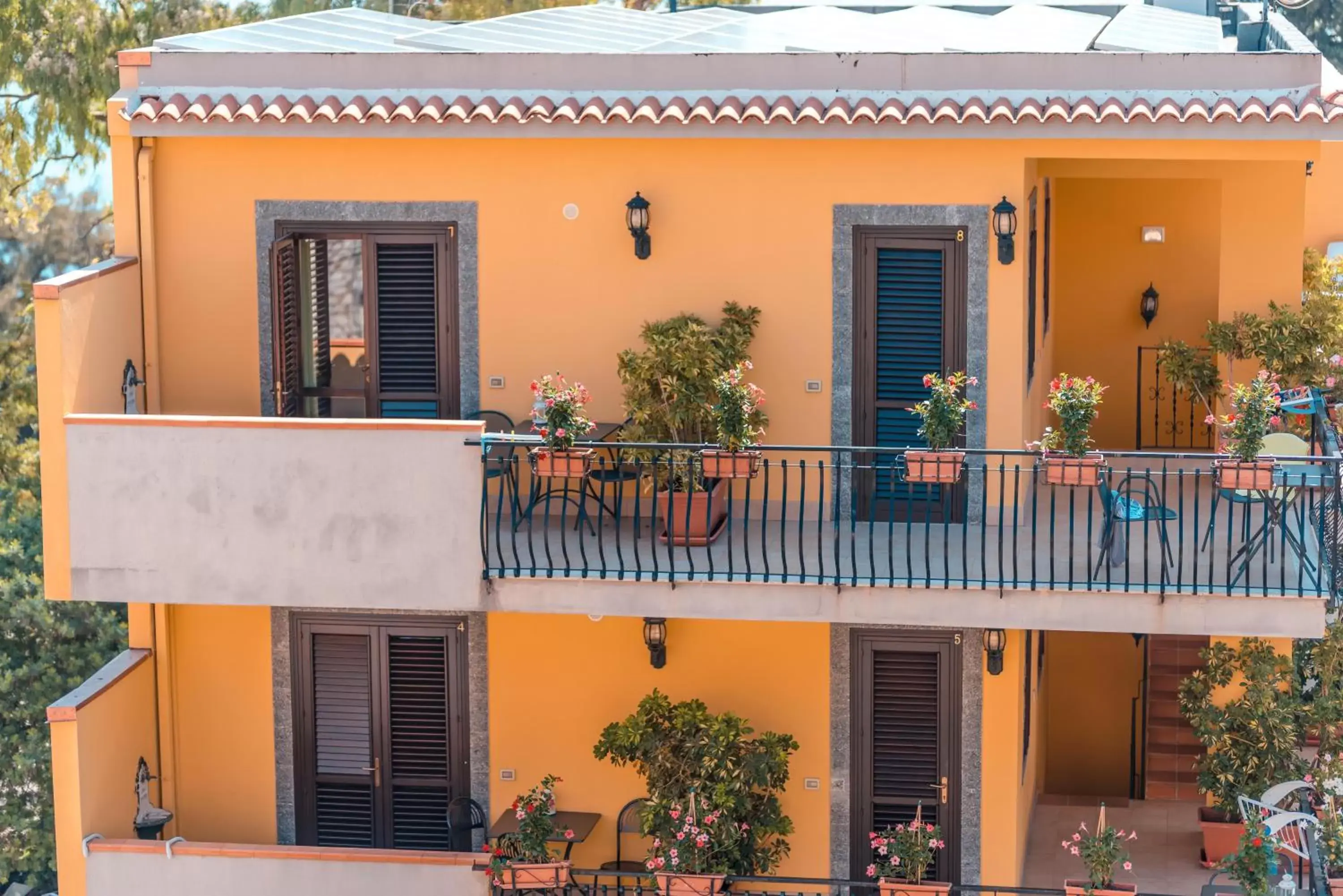 Balcony/Terrace in Residence Villa Il Glicine