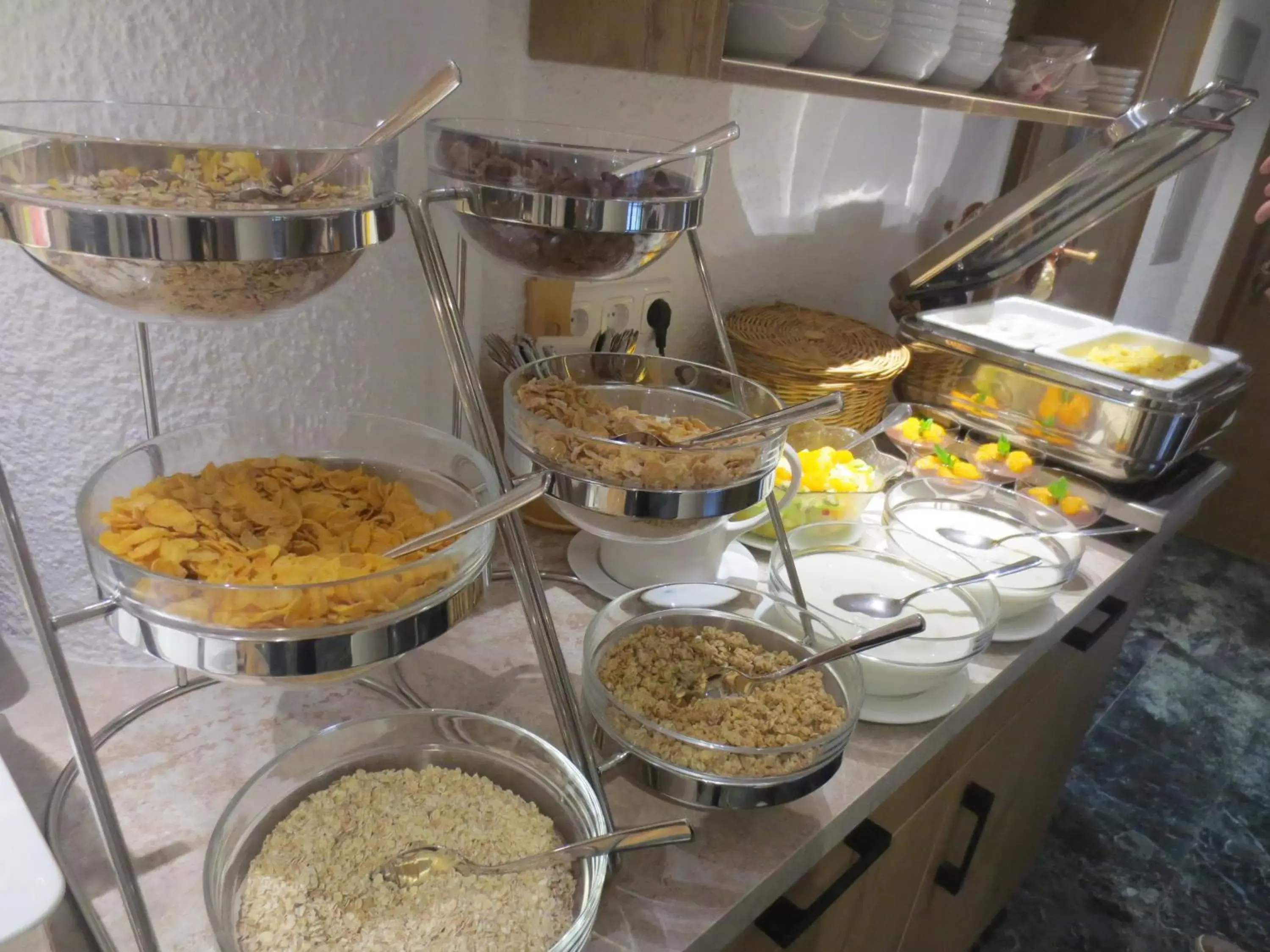 Buffet breakfast in Hotel Alp Inn