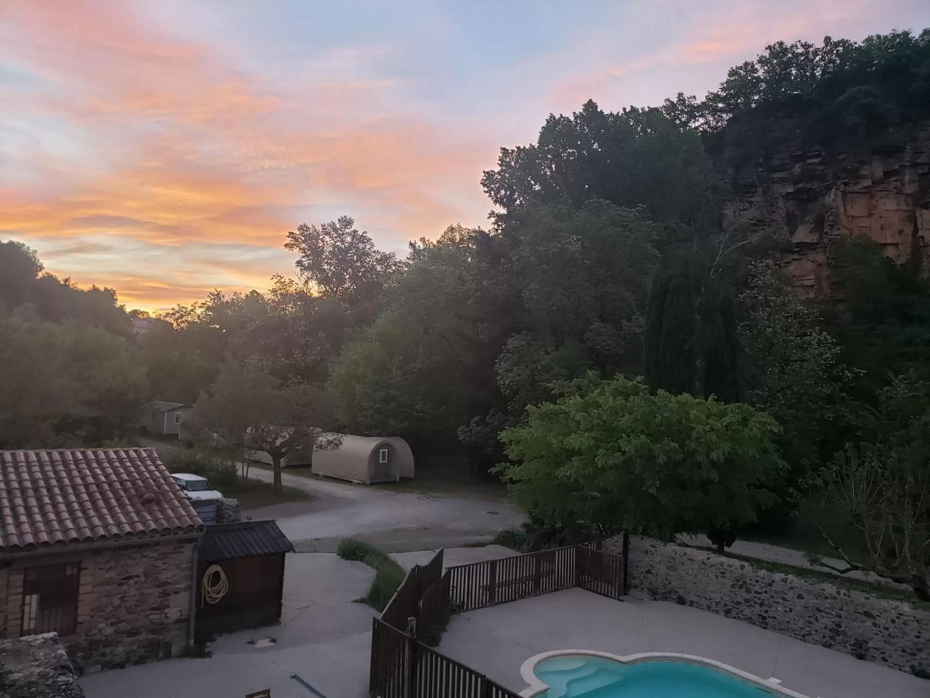 Bird's eye view in Le Moulin D'onclaire Camping et chambres d'hôtes