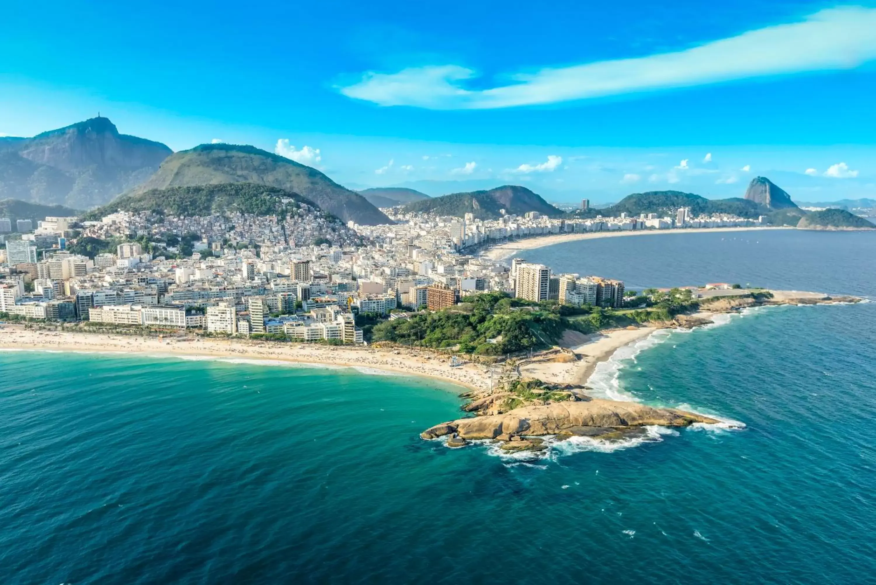 Beach, Bird's-eye View in Rio Design Copacabana Hotel