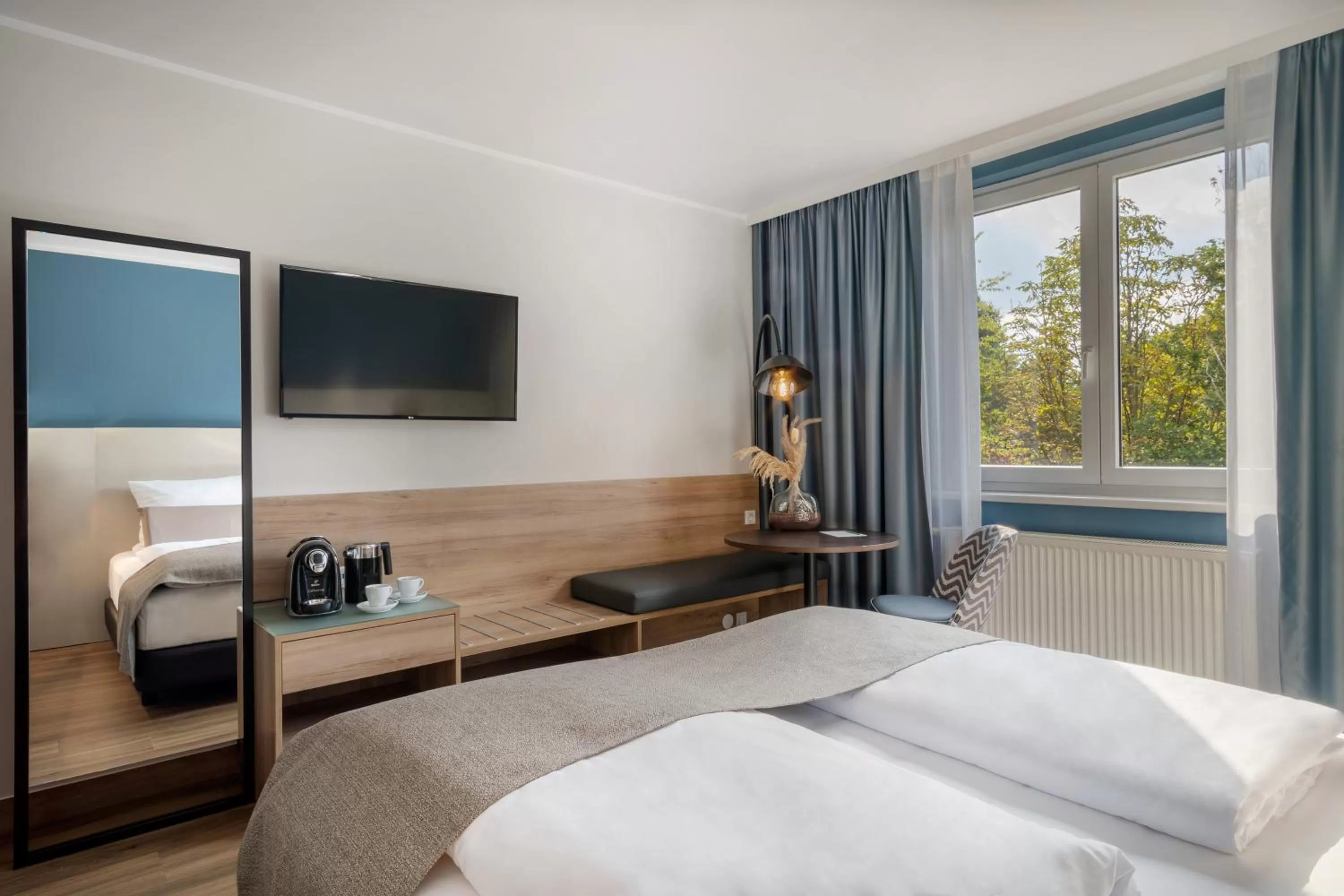 Bed in Hotel Oberhausen Neue Mitte affiliated by Meliá