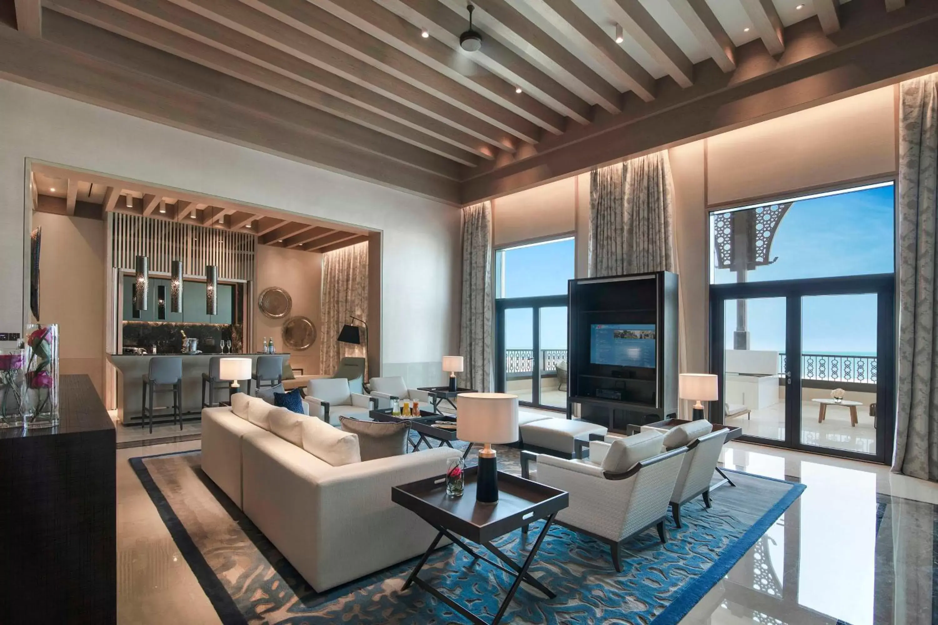 Living room, Seating Area in Saadiyat Rotana Resort and Villas