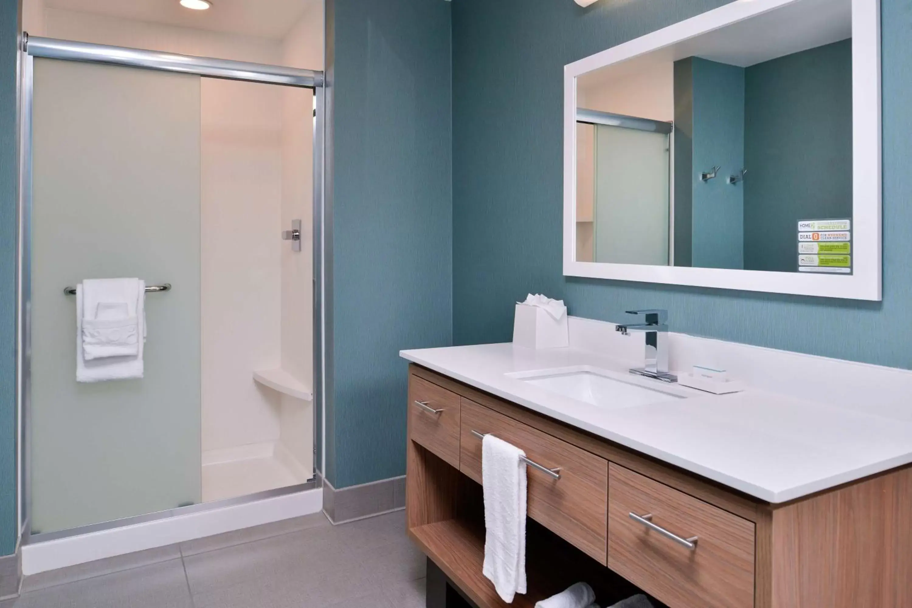 Bathroom in Home2 Suites By Hilton Tampa Downtown Channel District