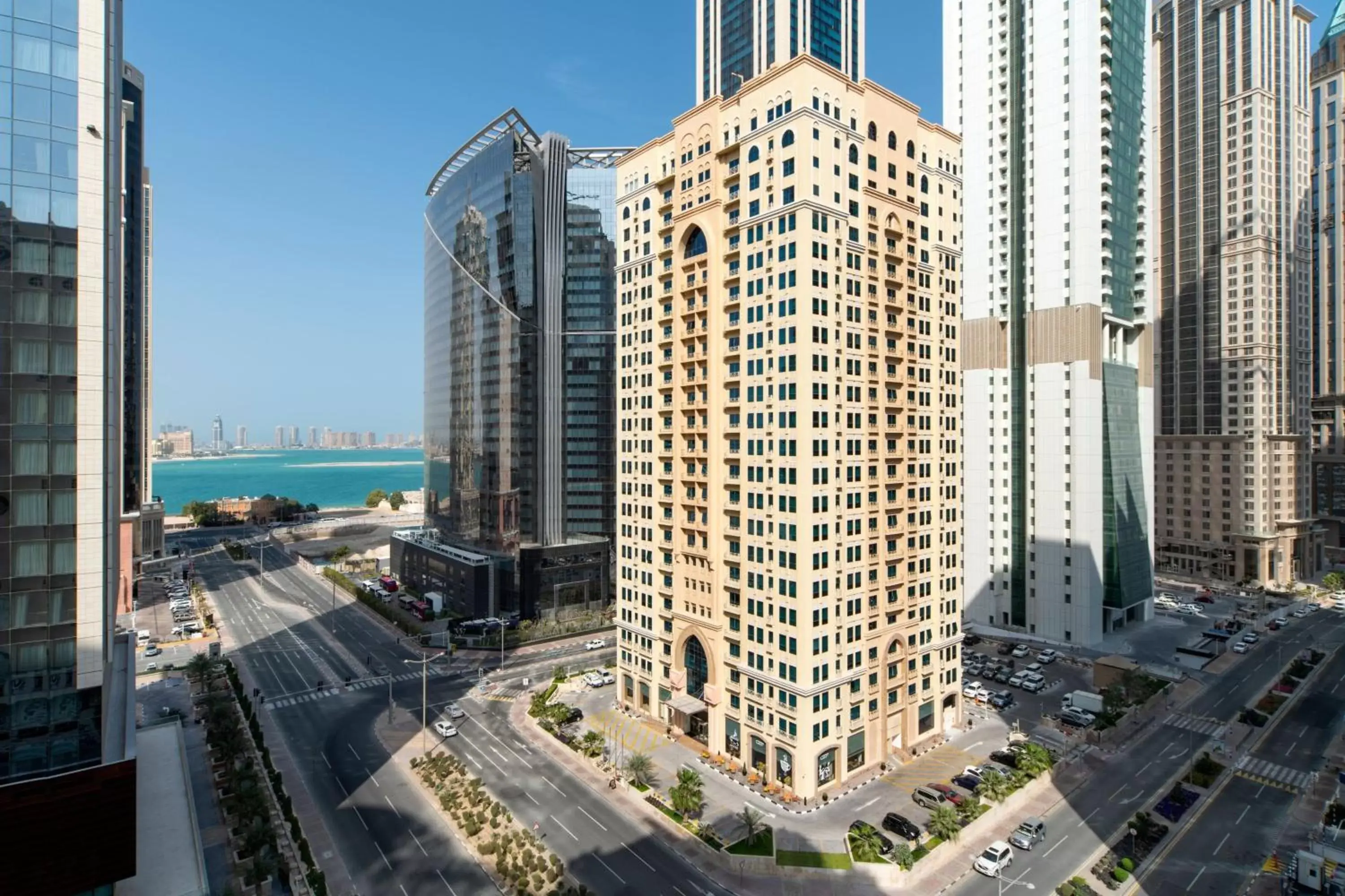 Property building in Marriott Executive Apartments City Center Doha