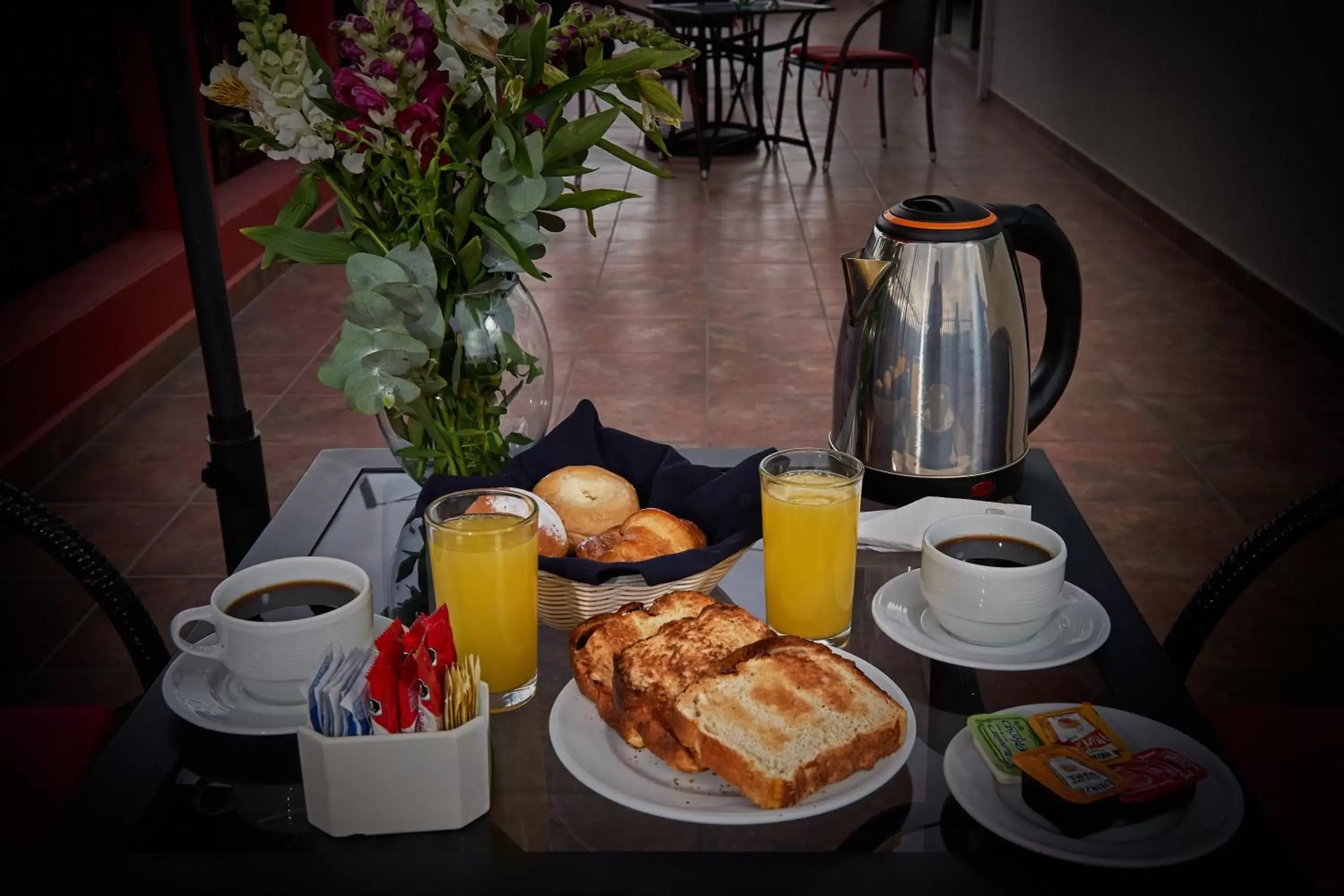 Restaurant/places to eat, Breakfast in Loa Inn Centro Puebla