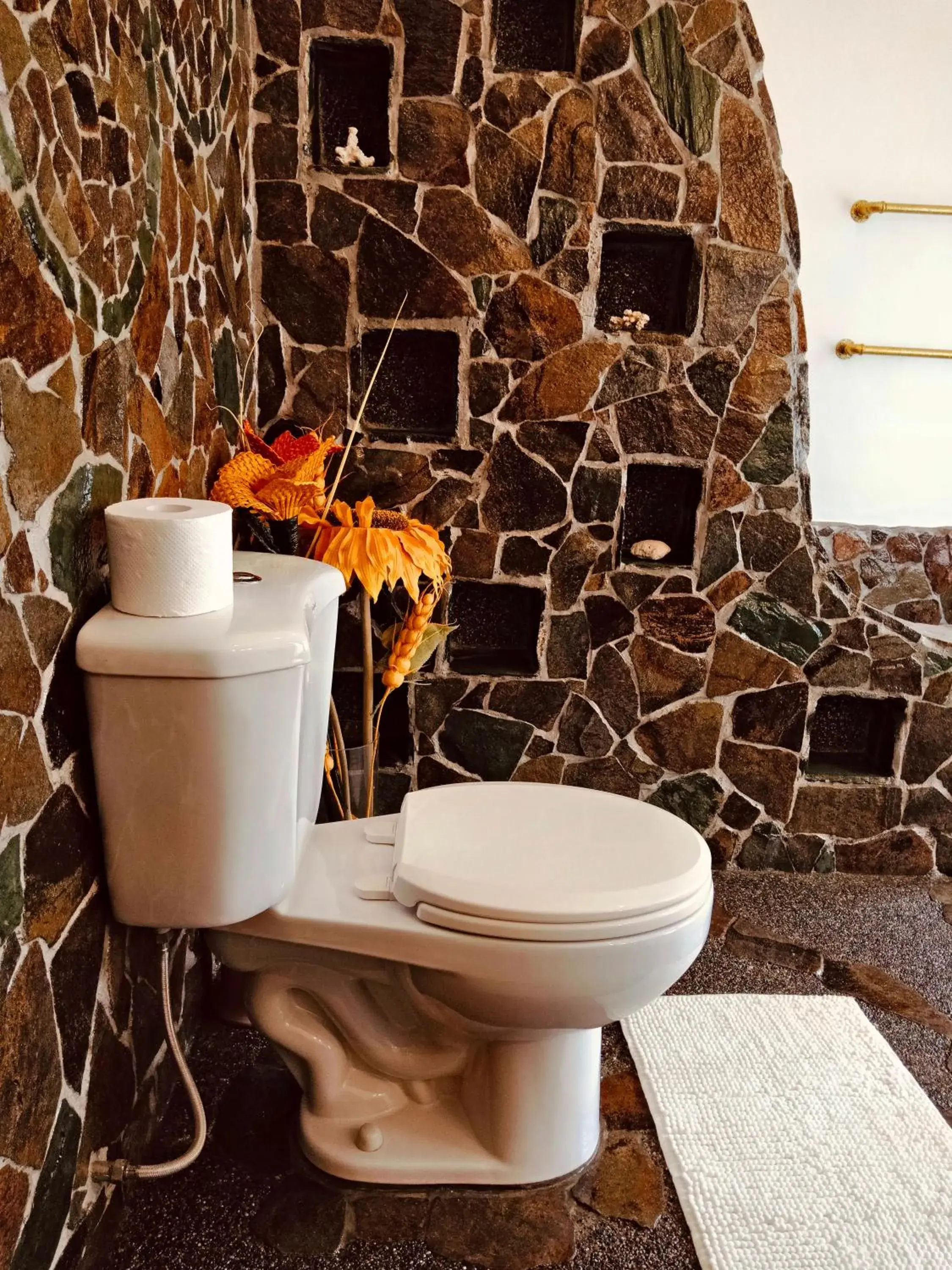 Decorative detail, Bathroom in White Chocolate Hills Resort