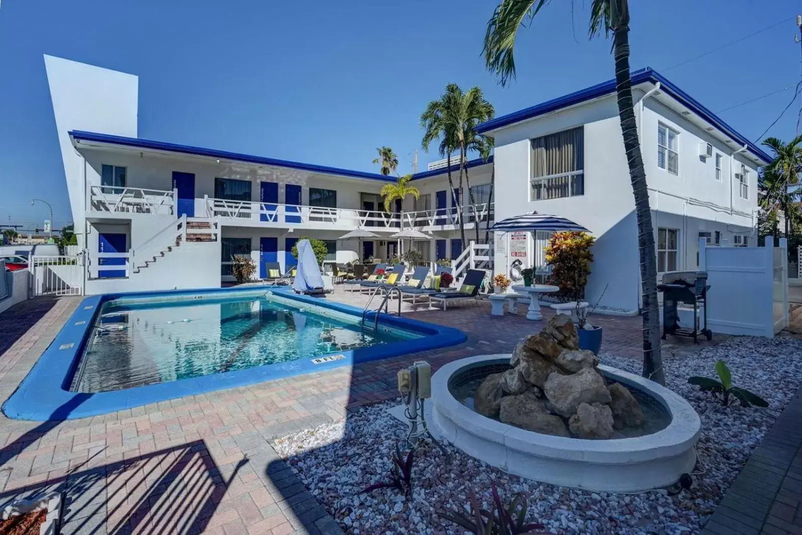 Property Building in Blue Strawberry by the Sea