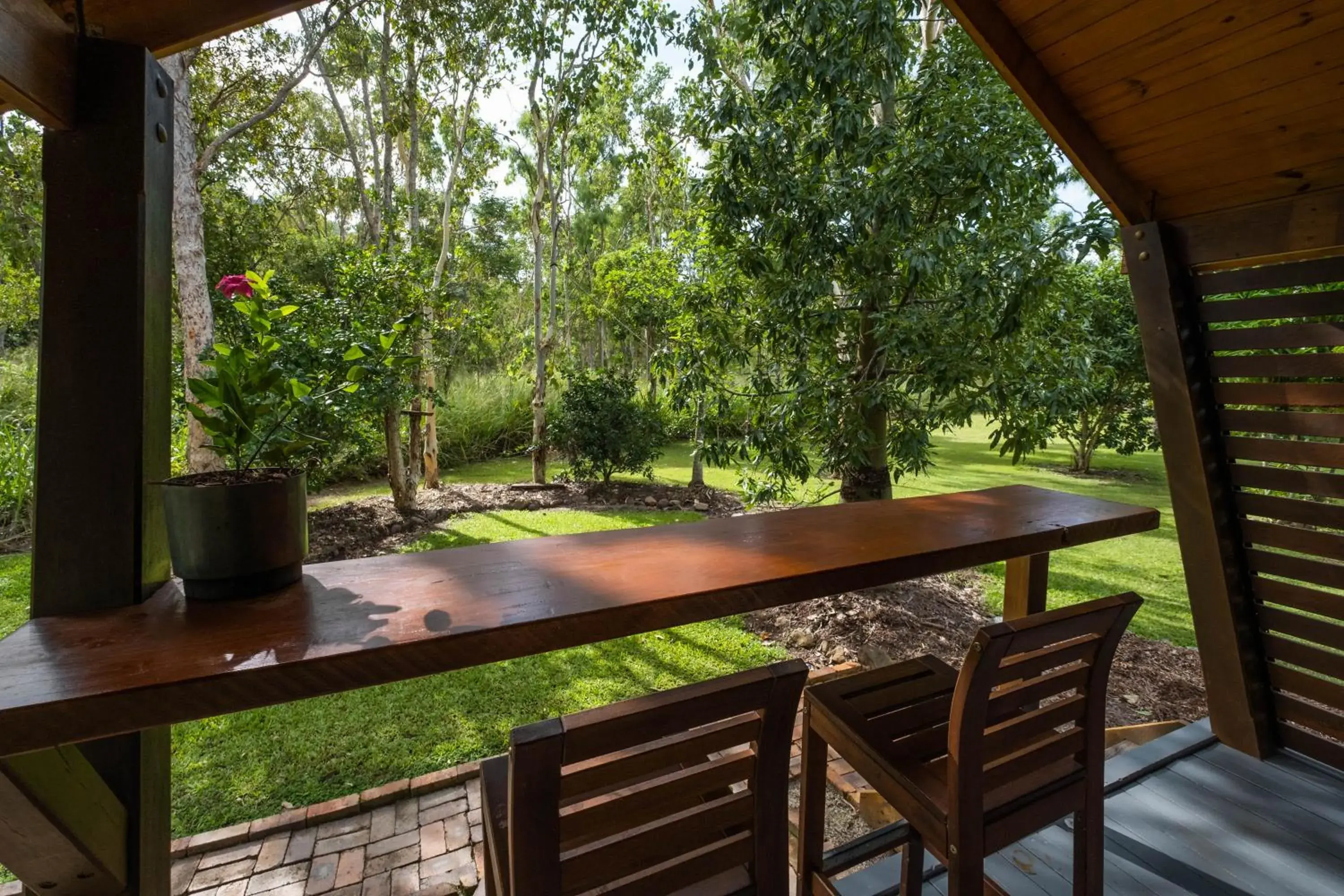 Balcony/Terrace in Airlie Beach Eco Cabins - Adults Only