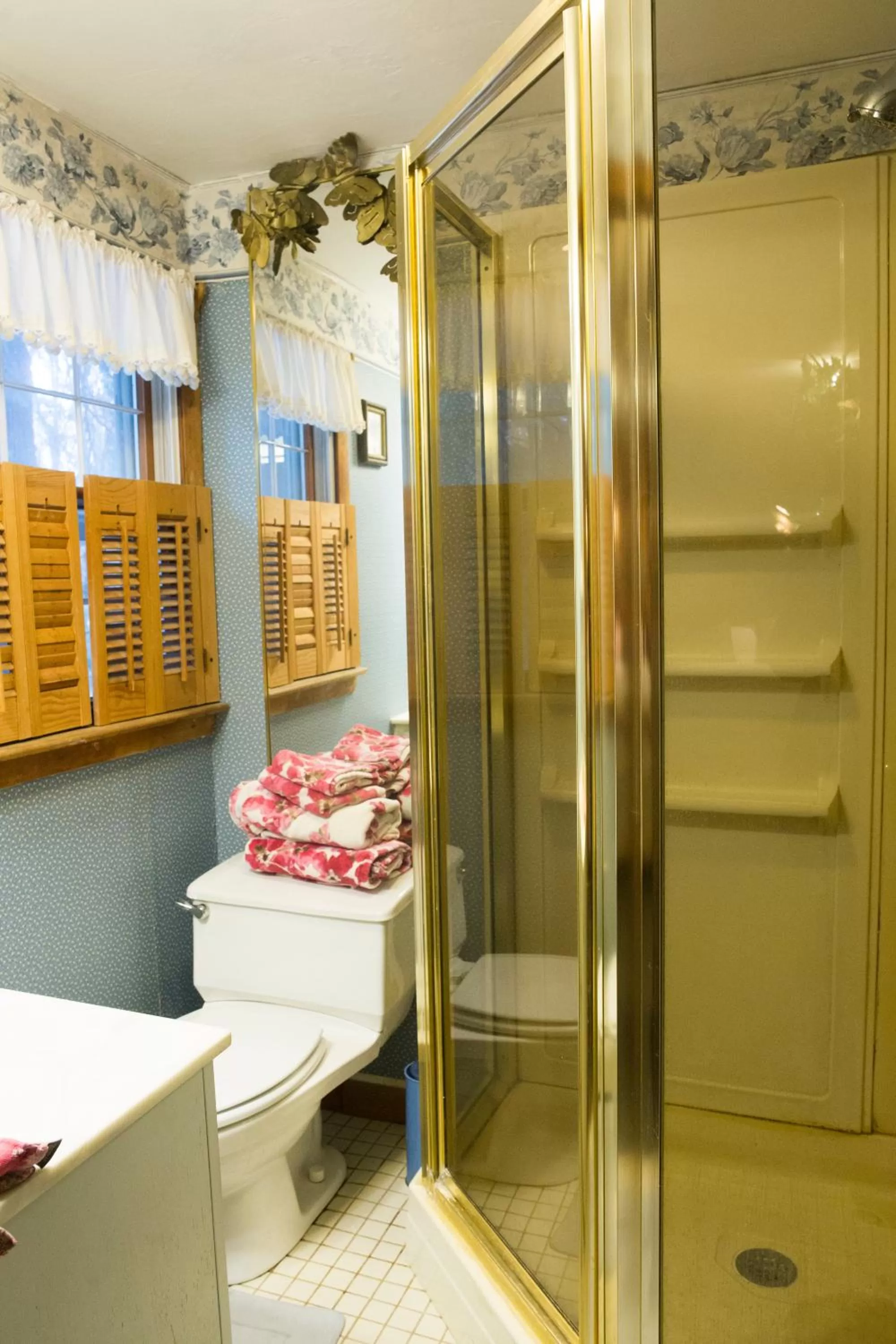 Bathroom in Log Country Inn Bed and Breakfast of Ithaca