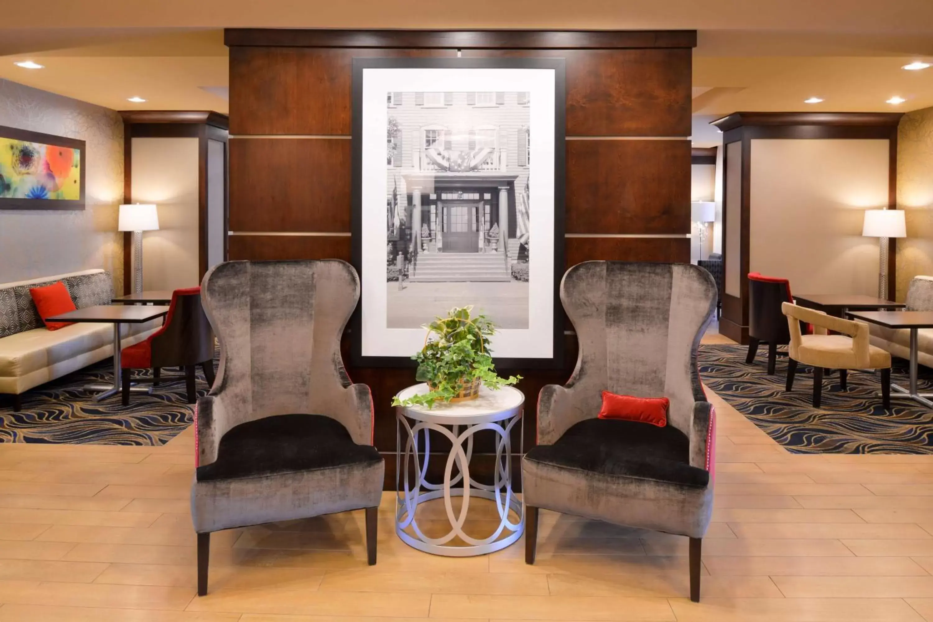 Lobby or reception, Seating Area in Hampton Inn Rome