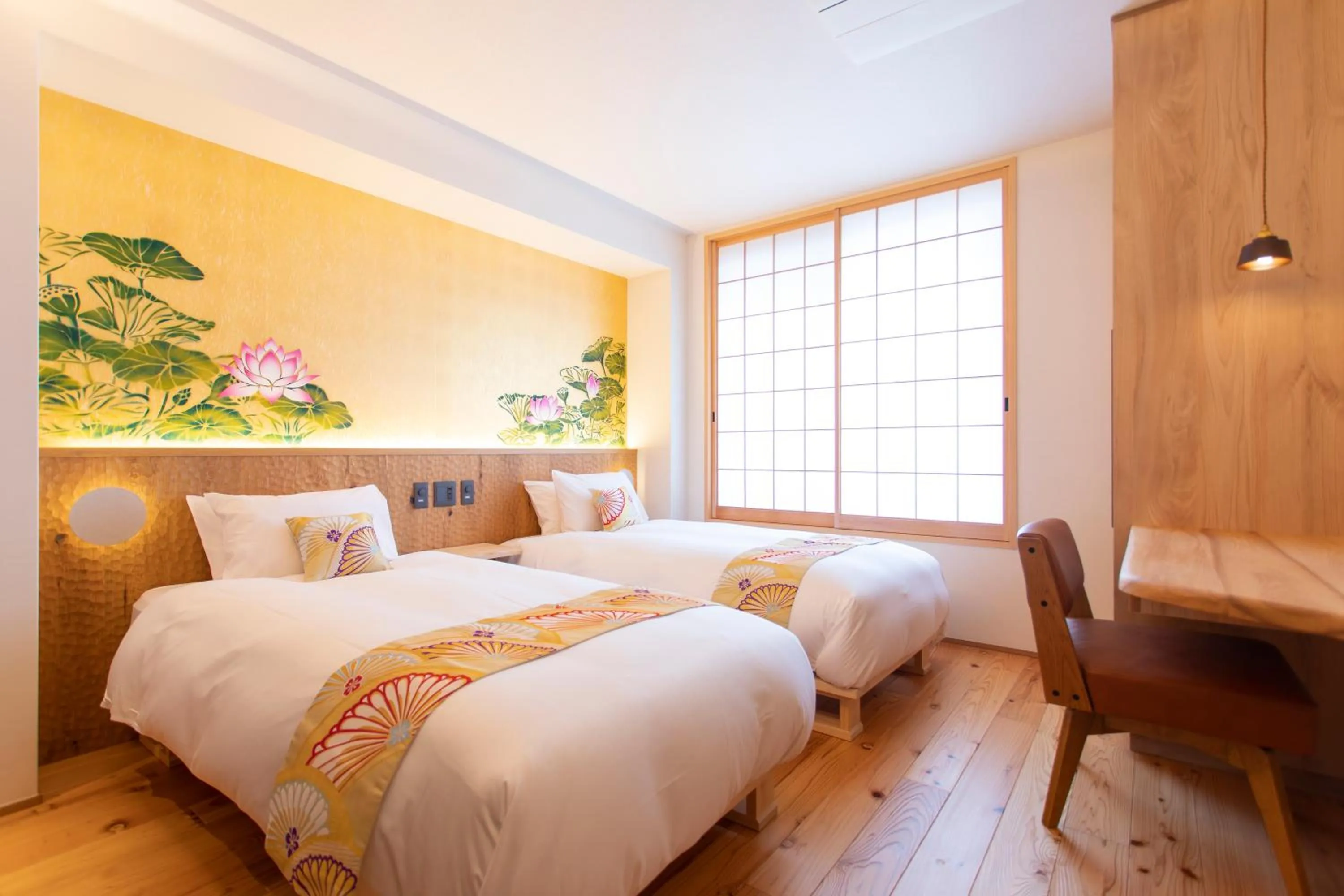 Bed in Hotel Kanazawa Zoushi